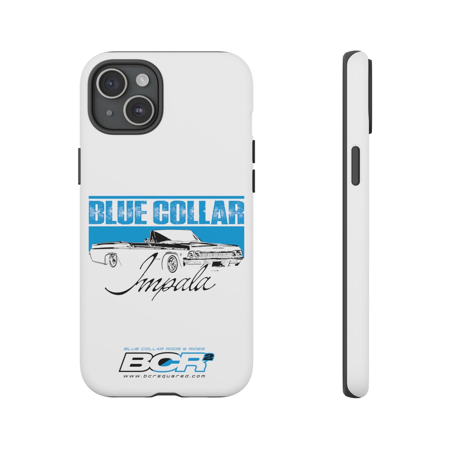 Blue Collar Impala White Phone Cases