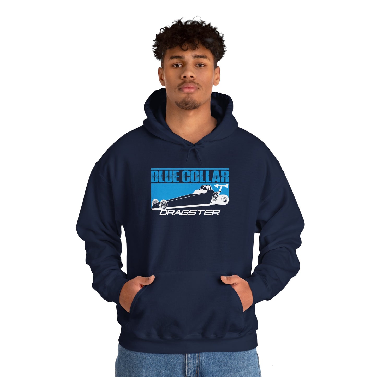 Blue Collar Dragster Hoodie