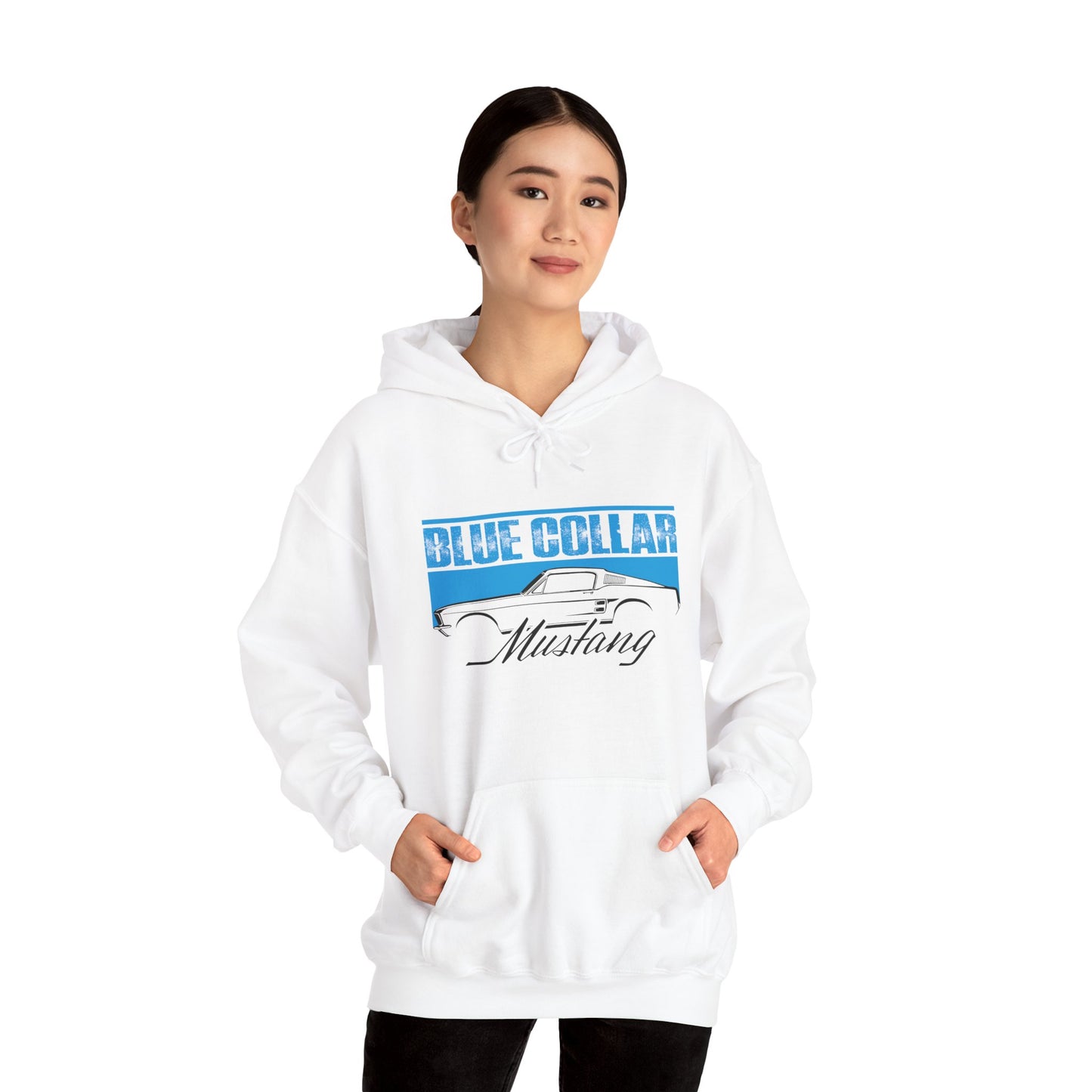 Blue Collar Mustang Hoodie