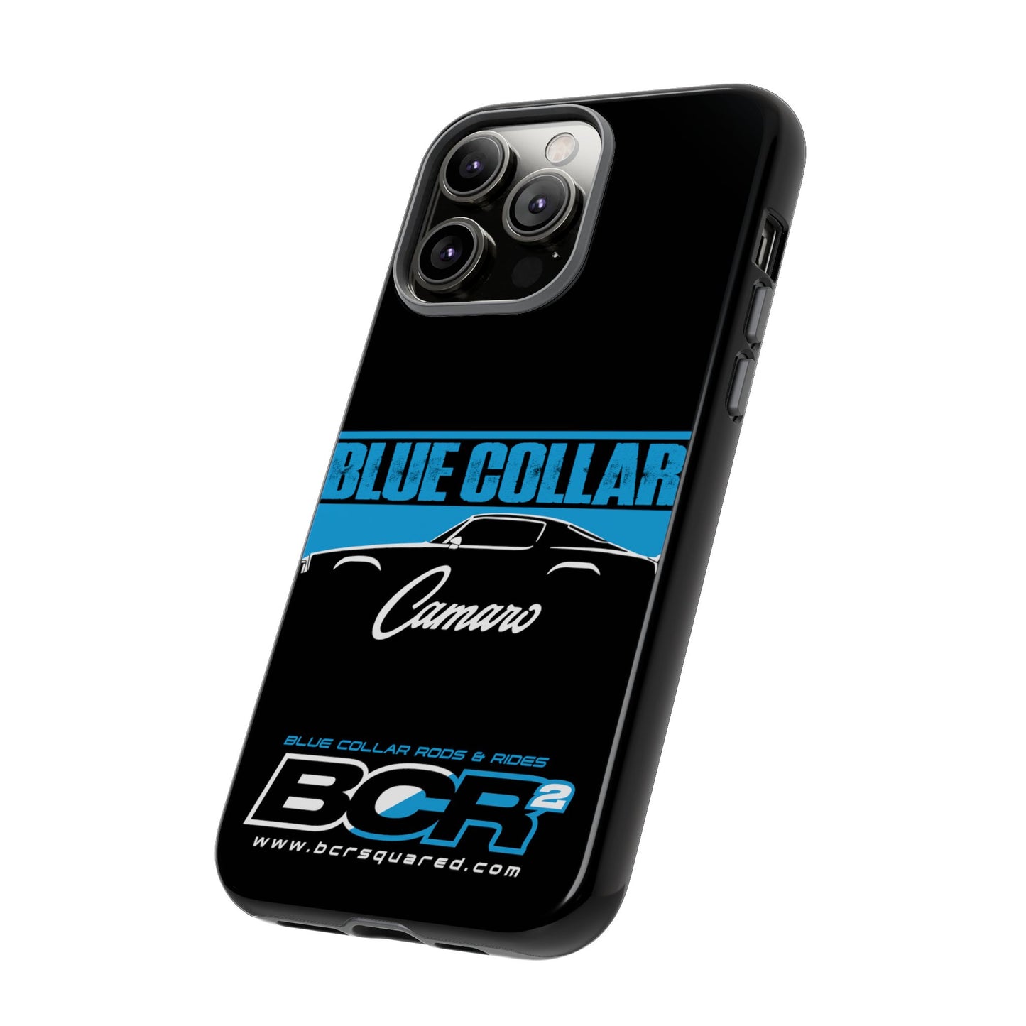 Blue Collar 2nd Gen Camaro Black Phone Cases