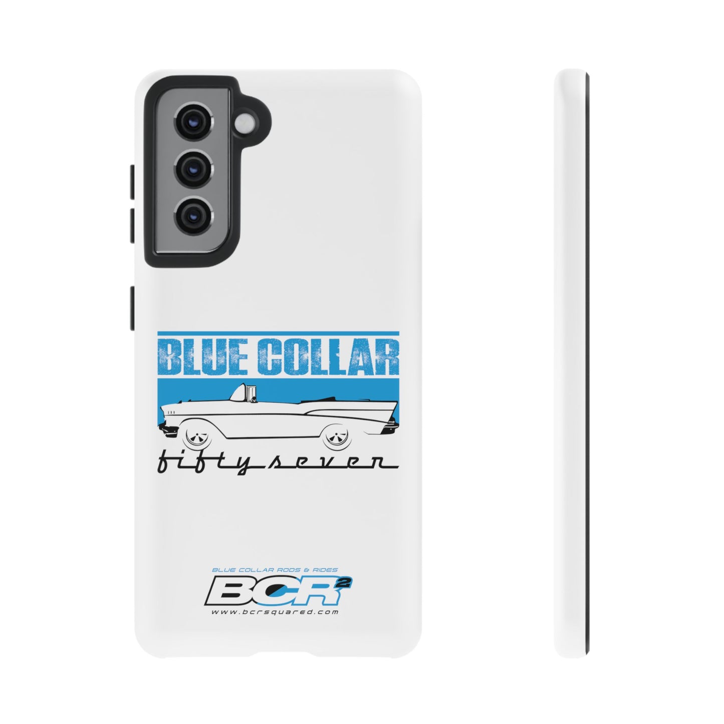 Blue Collar Fifty Seven White Phone Case