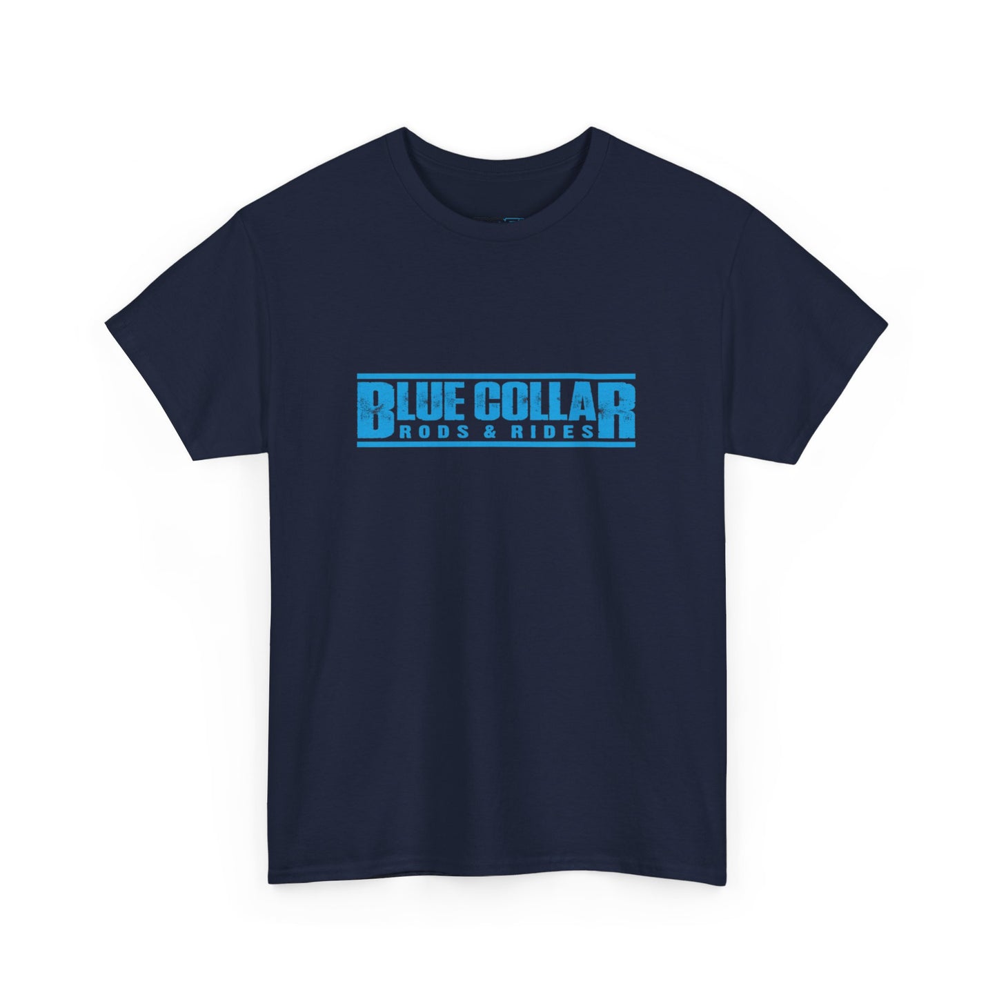 Blue Collar Block Logo Tee