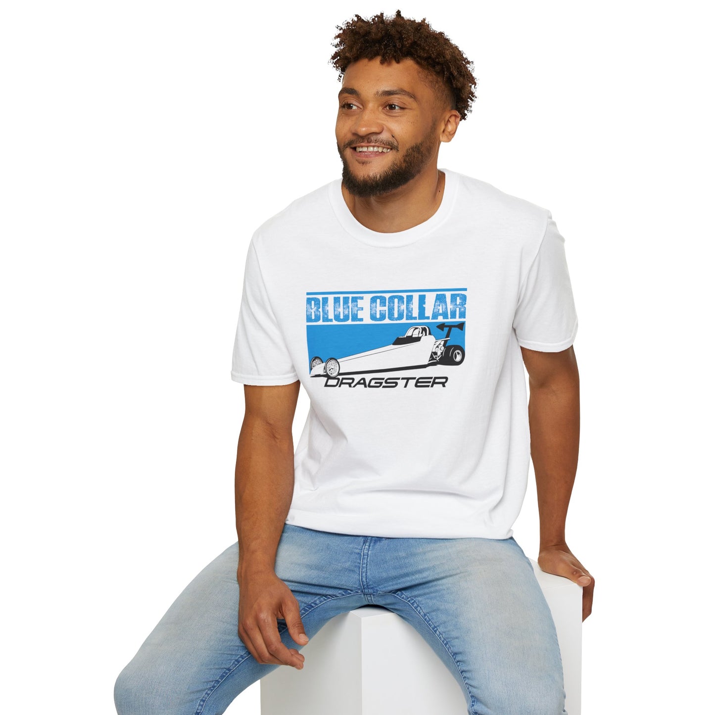 Blue Collar Dragster Tee