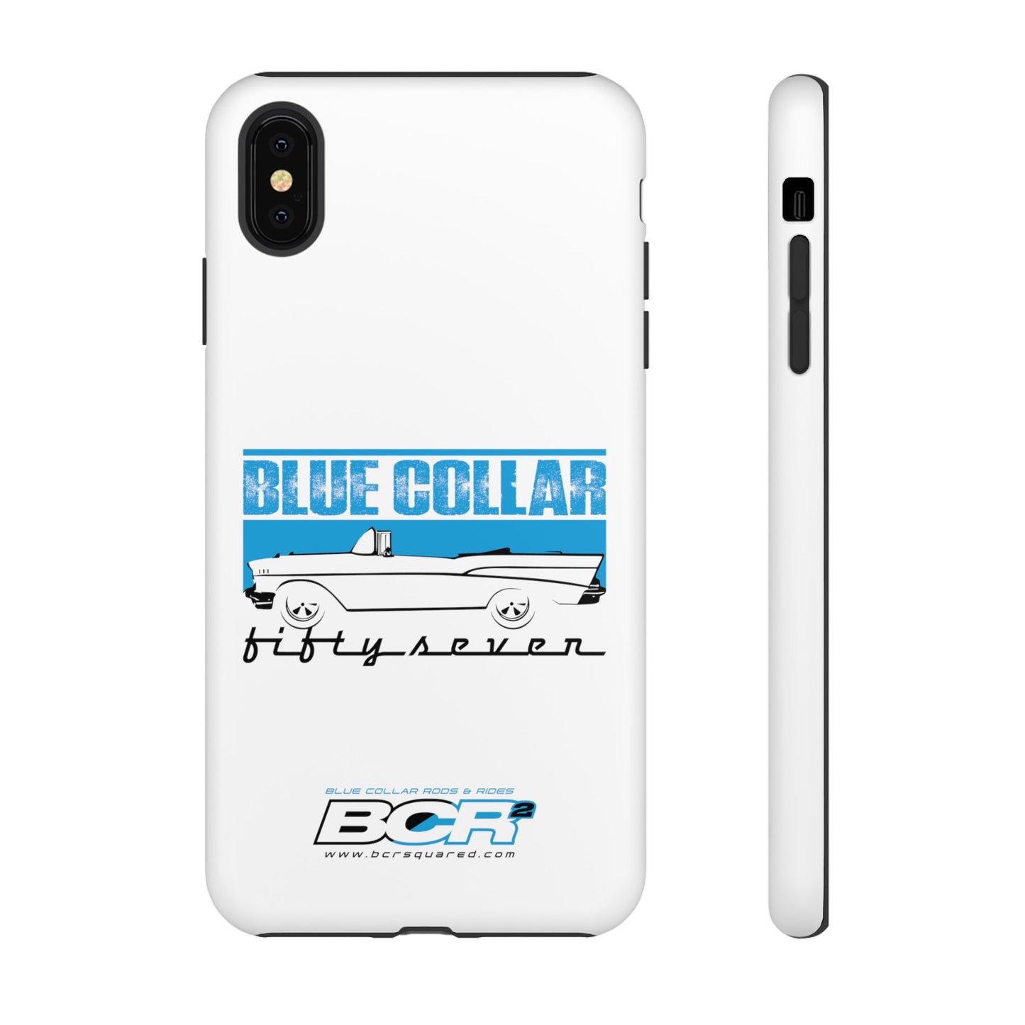 Blue Collar Fifty Seven White Phone Case