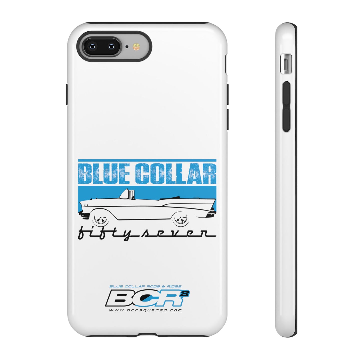 Blue Collar Fifty Seven White Phone Case