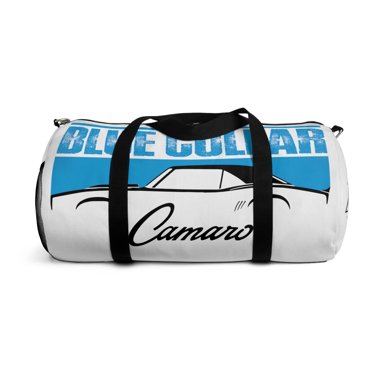 Blue Collar 1st Gen Camaro White Duffel Bag