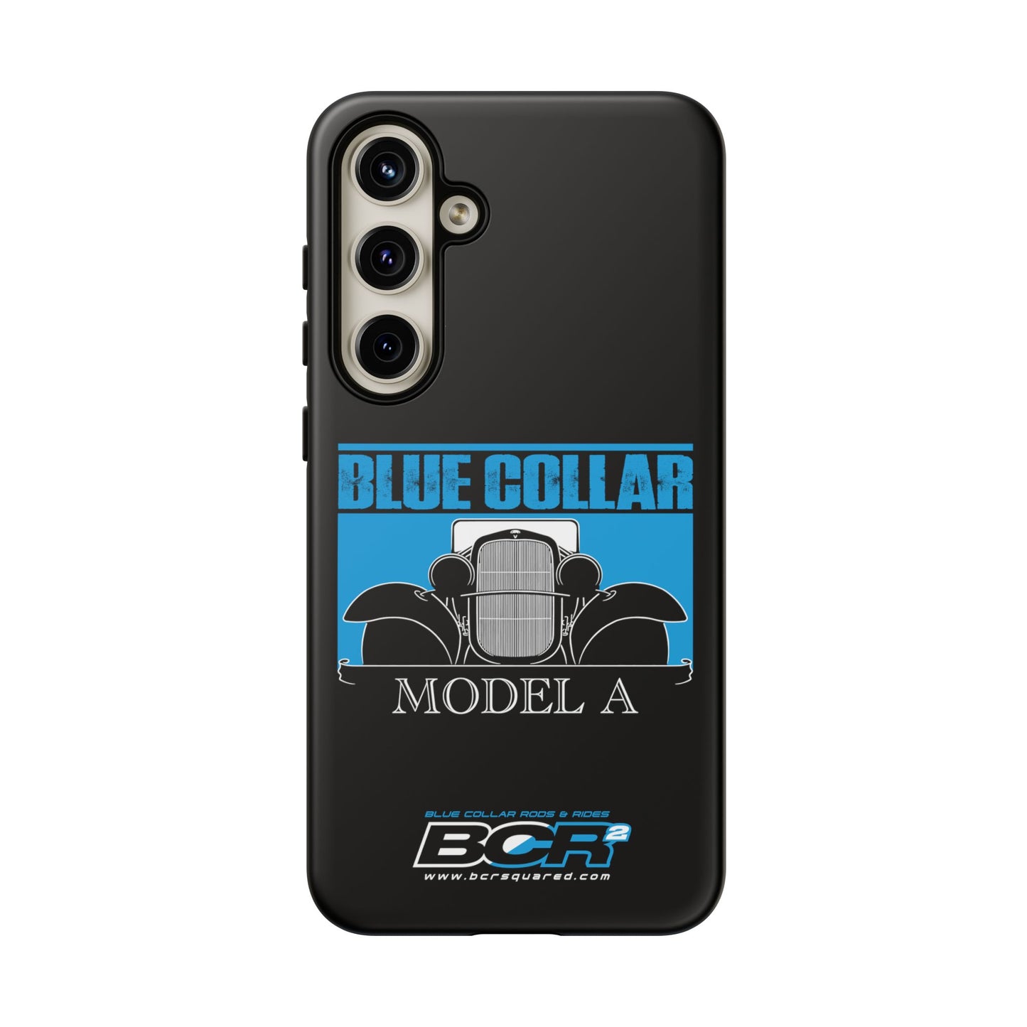 Blue Collar Model A Black Phone Case