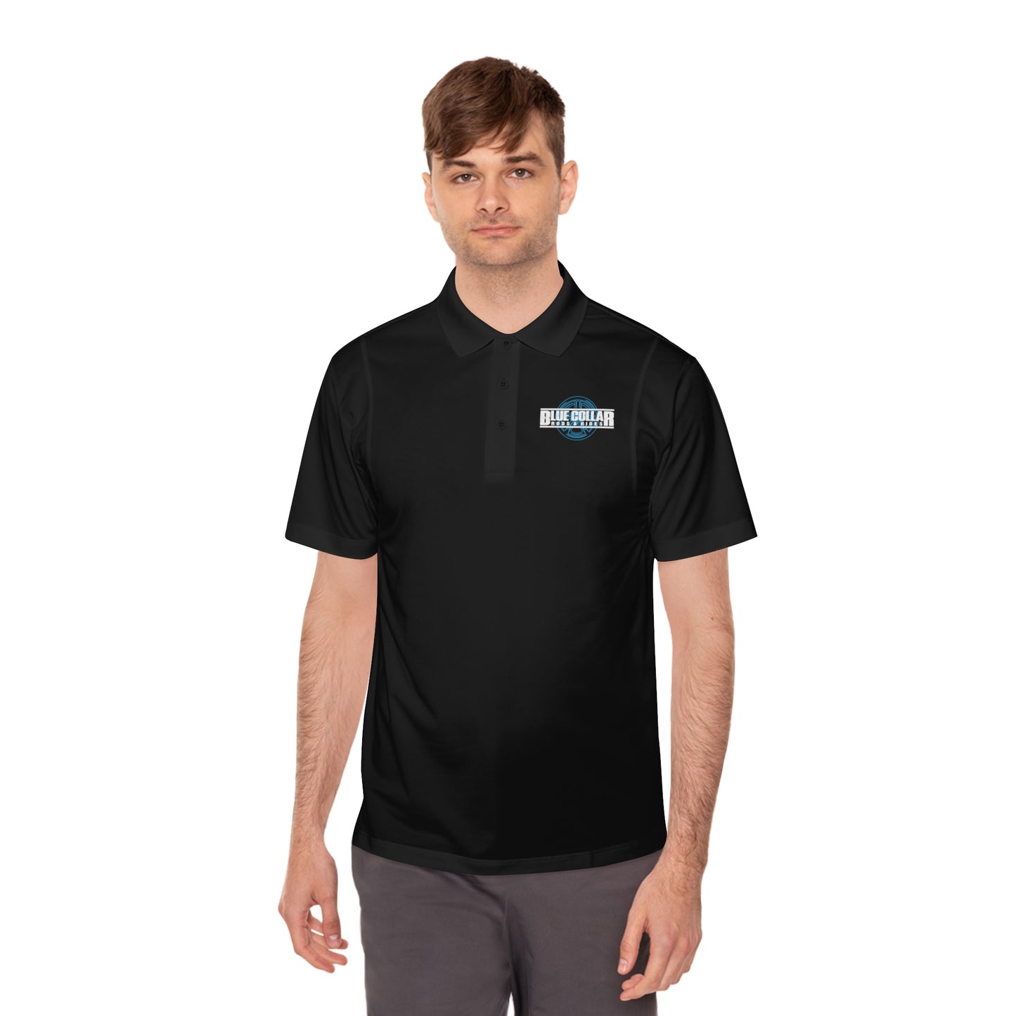 Blue Collar Wheel Polo Shirt