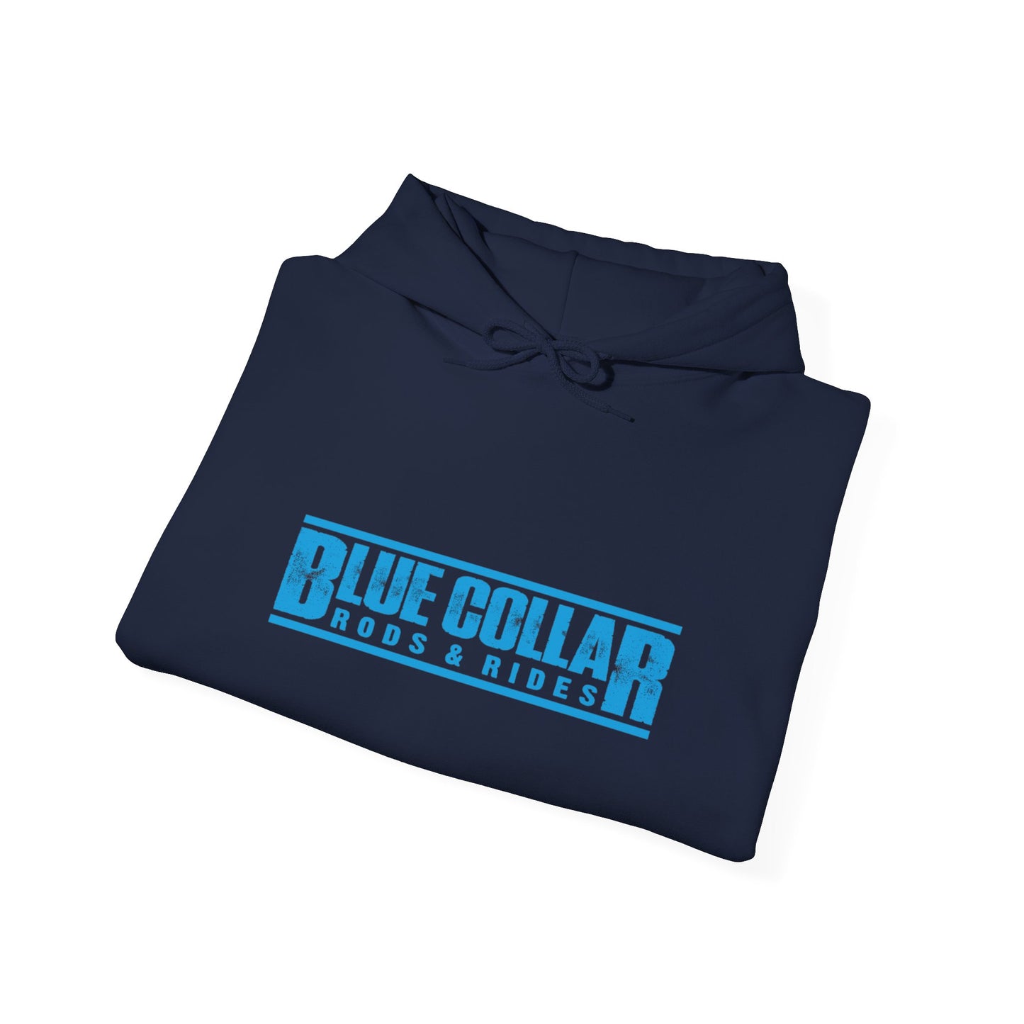 Blue Collar Block Logo Hoodie