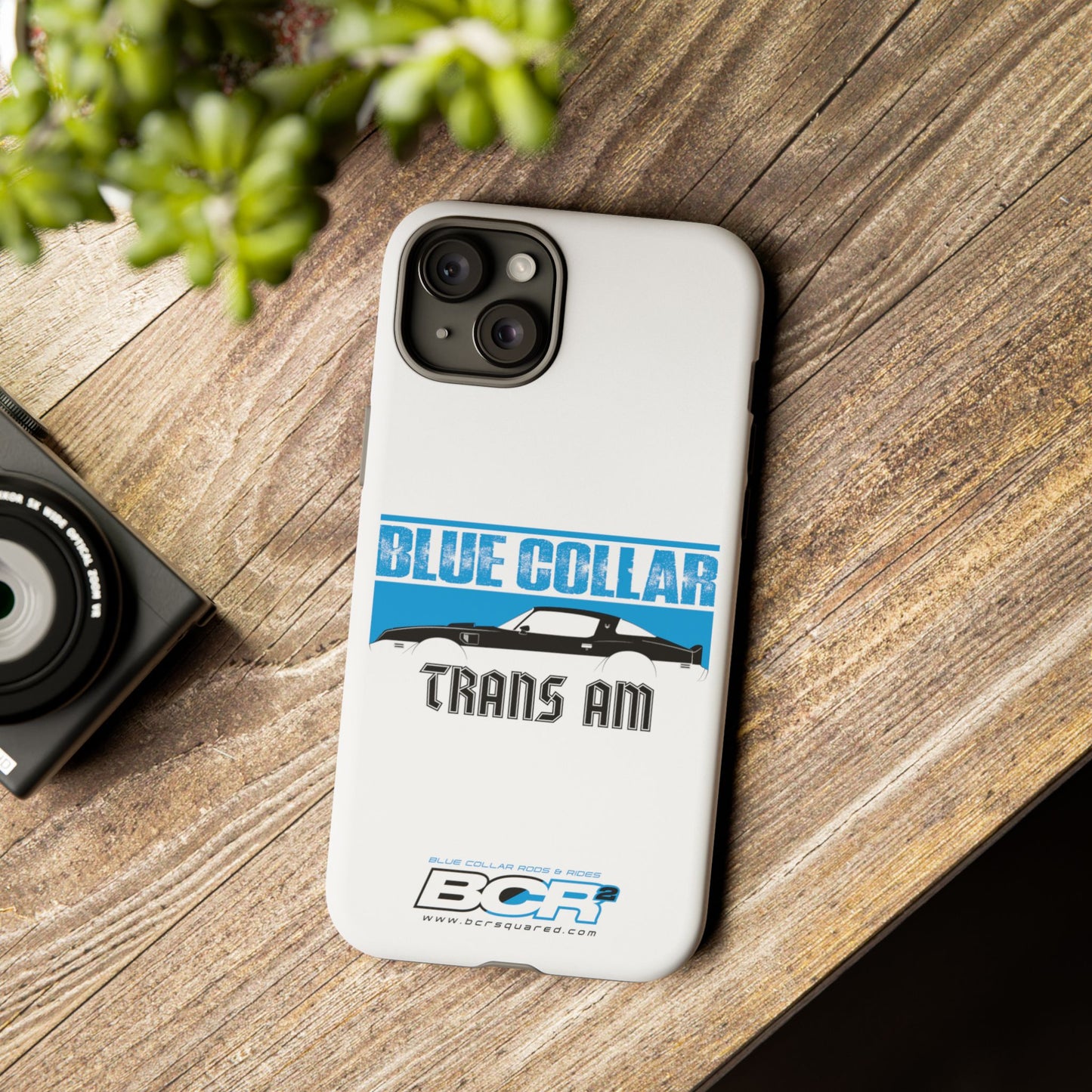 Blue Collar Trans Am White Phone Case