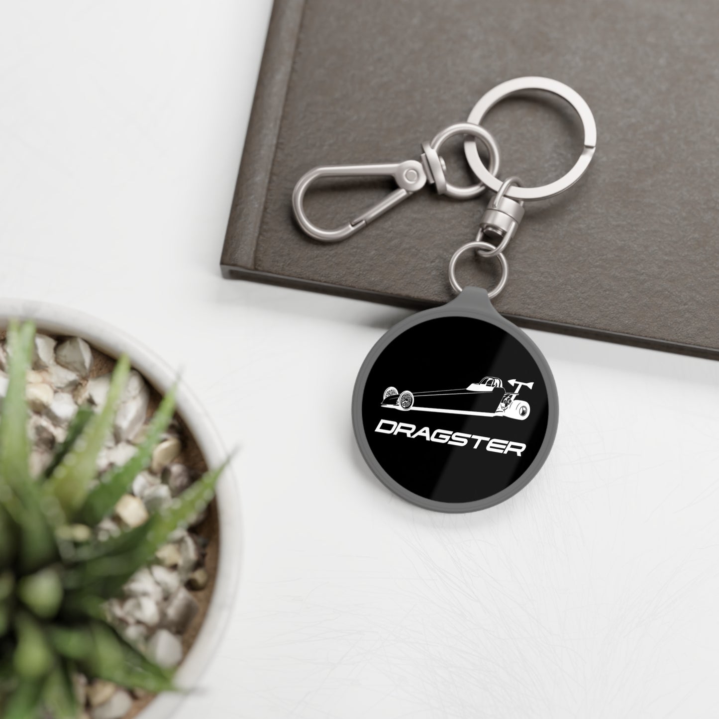 Dragster Keychain Black