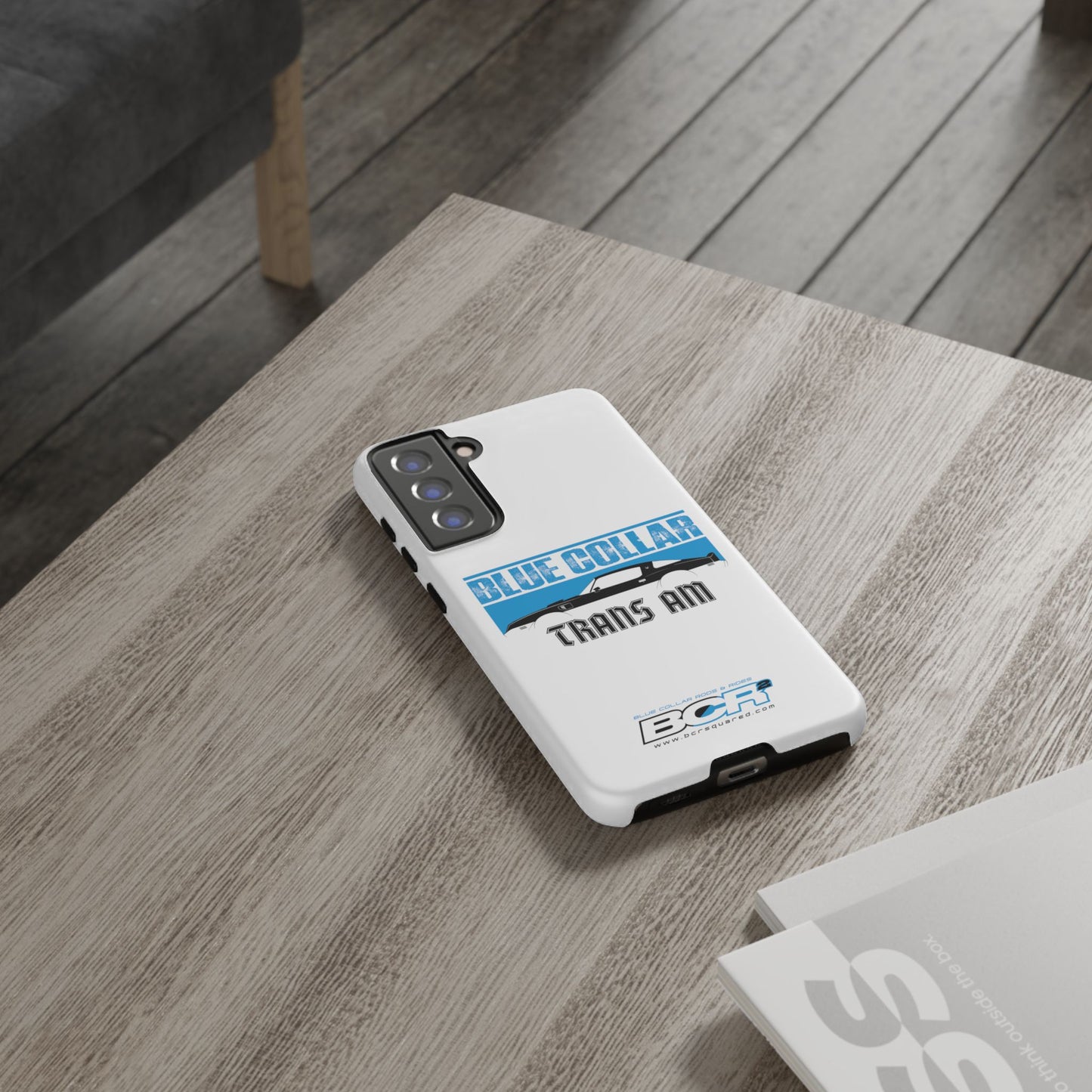 Blue Collar Trans Am White Phone Case