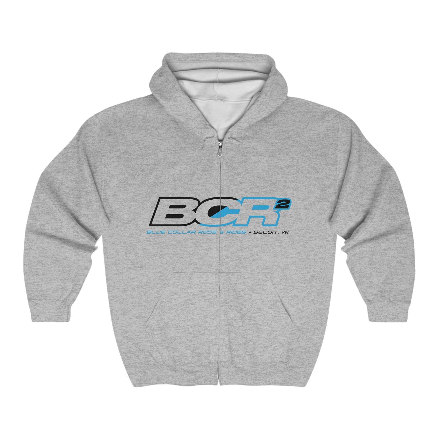 BCR Squared Zip Up Hoodie