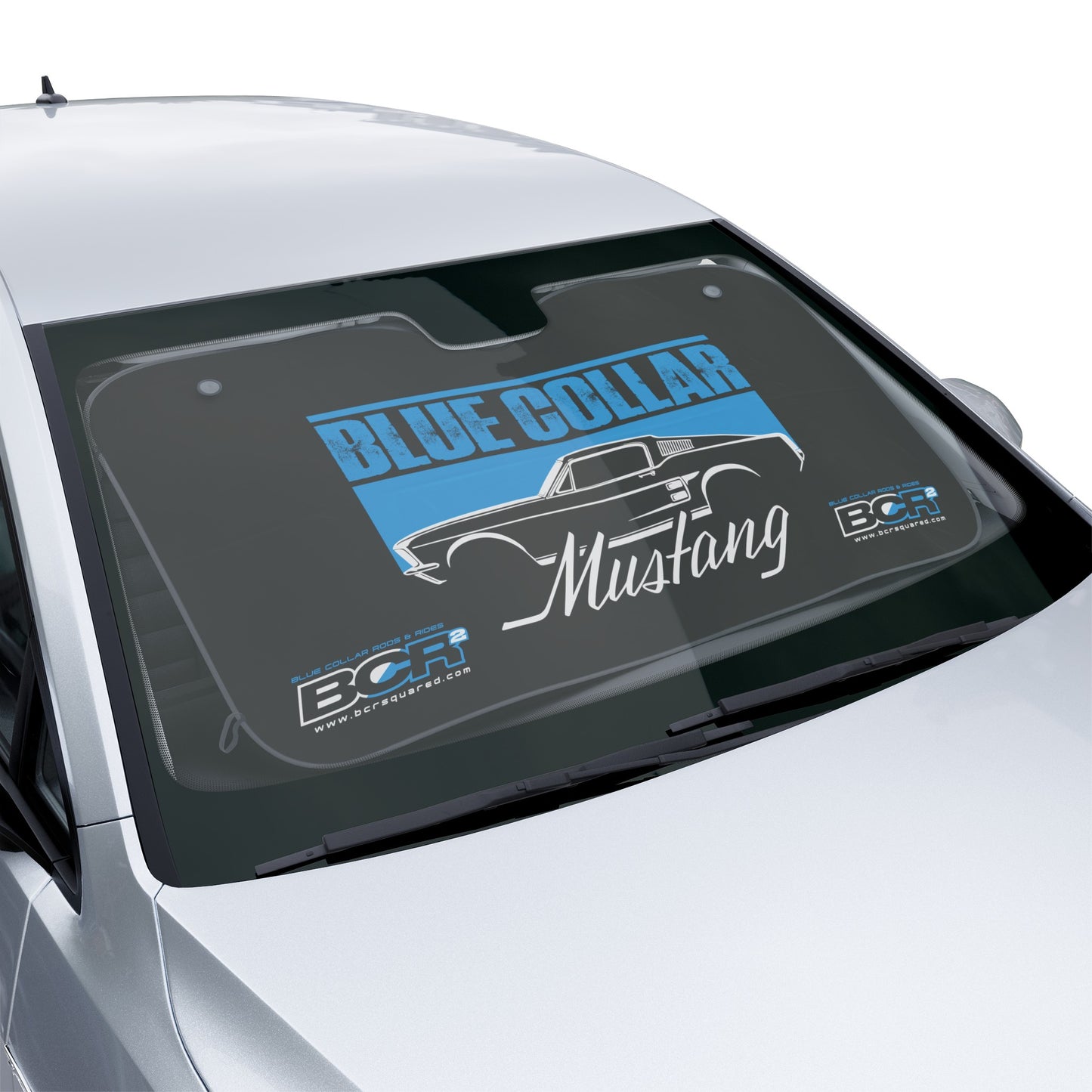 Blue Collar Mustang Sun Shade