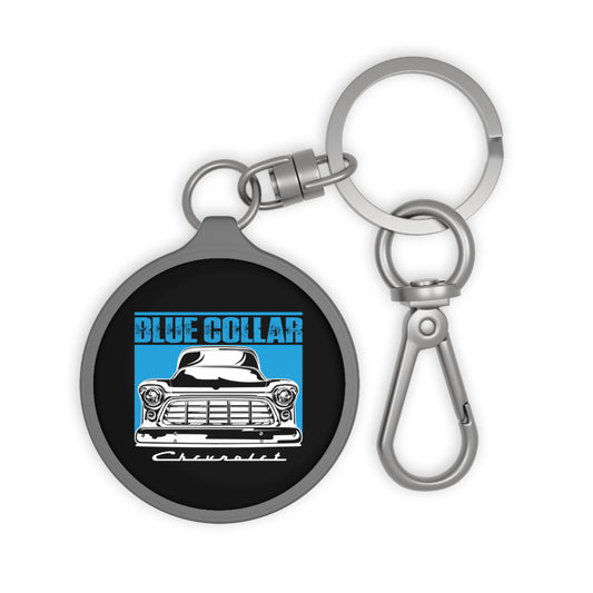 Blue Collar 2nd Gen Chevy Truck Keychain - Black