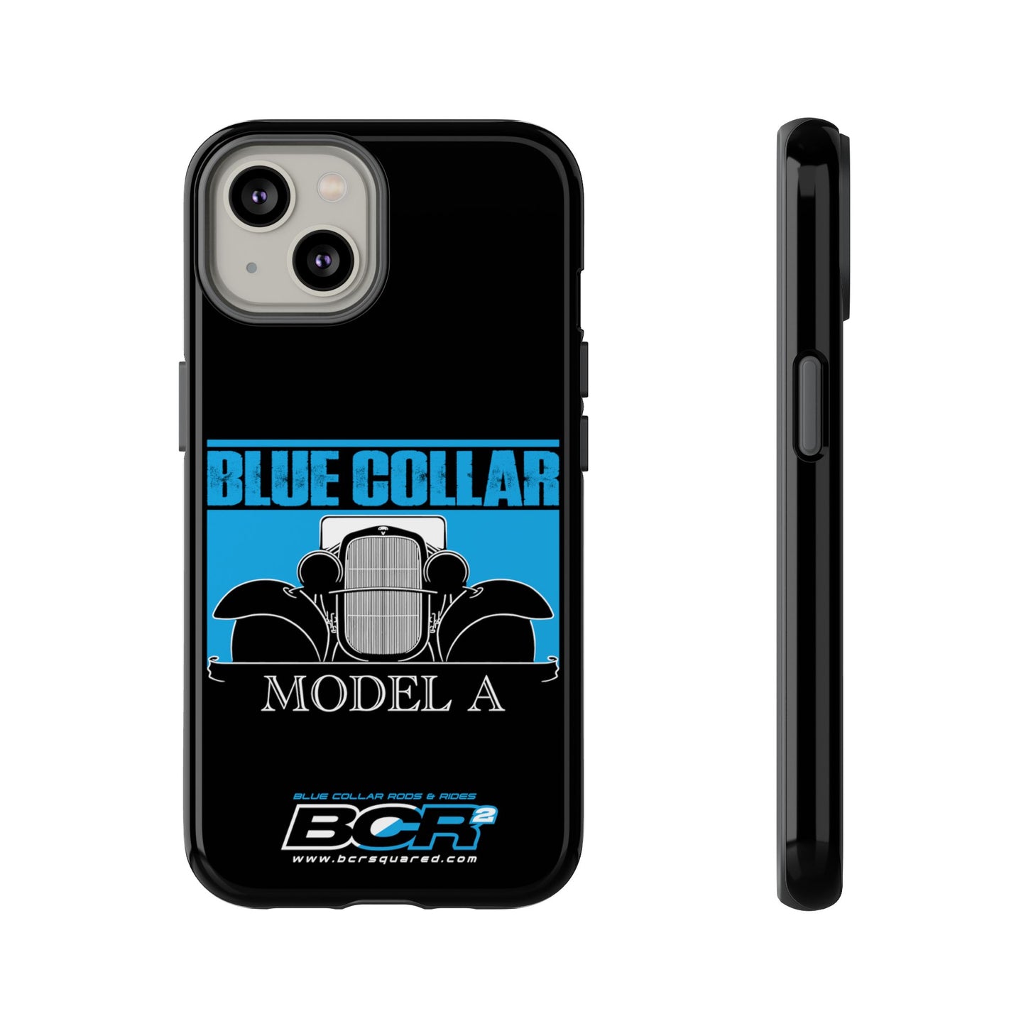 Blue Collar Model A Black Phone Case