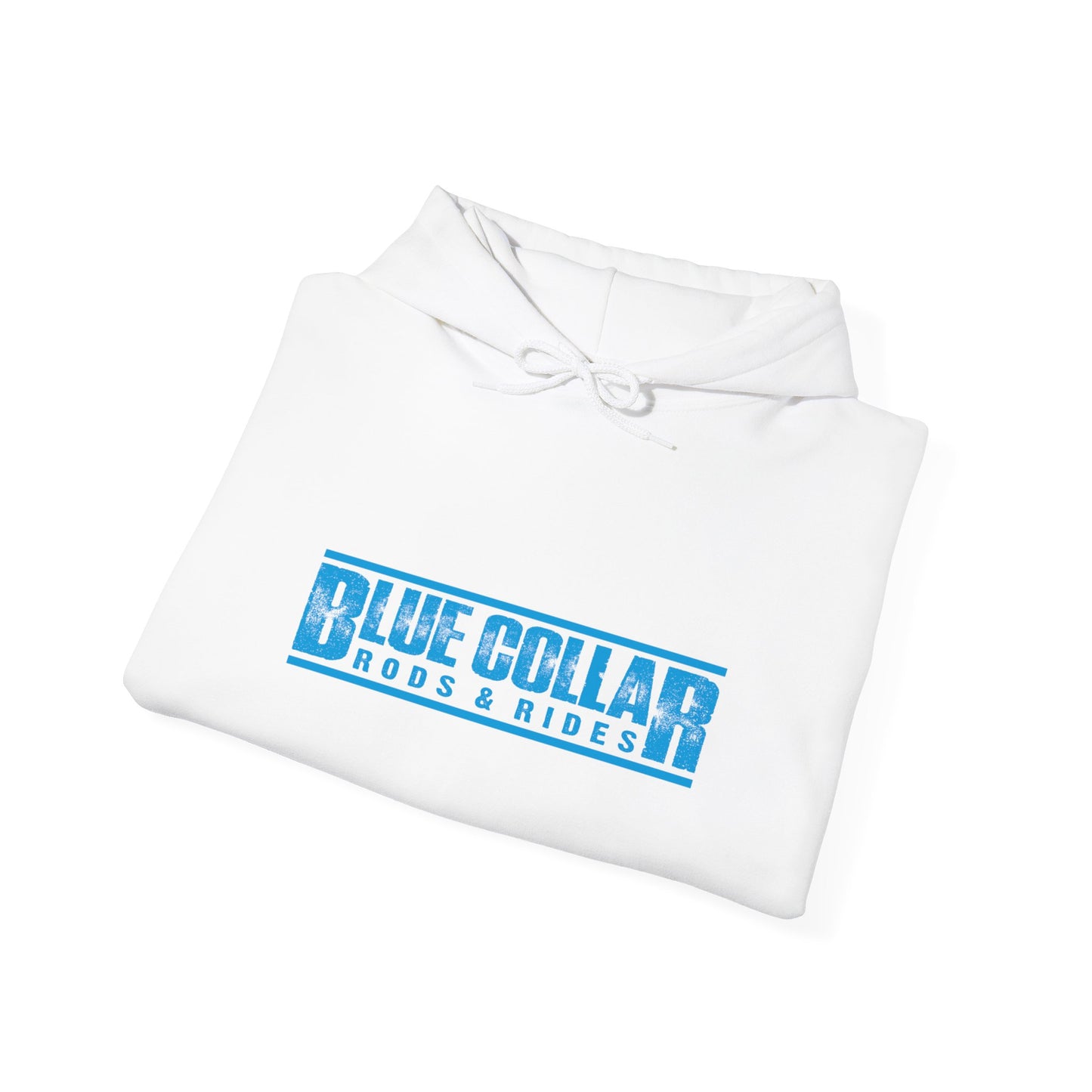 Blue Collar Block Logo Hoodie