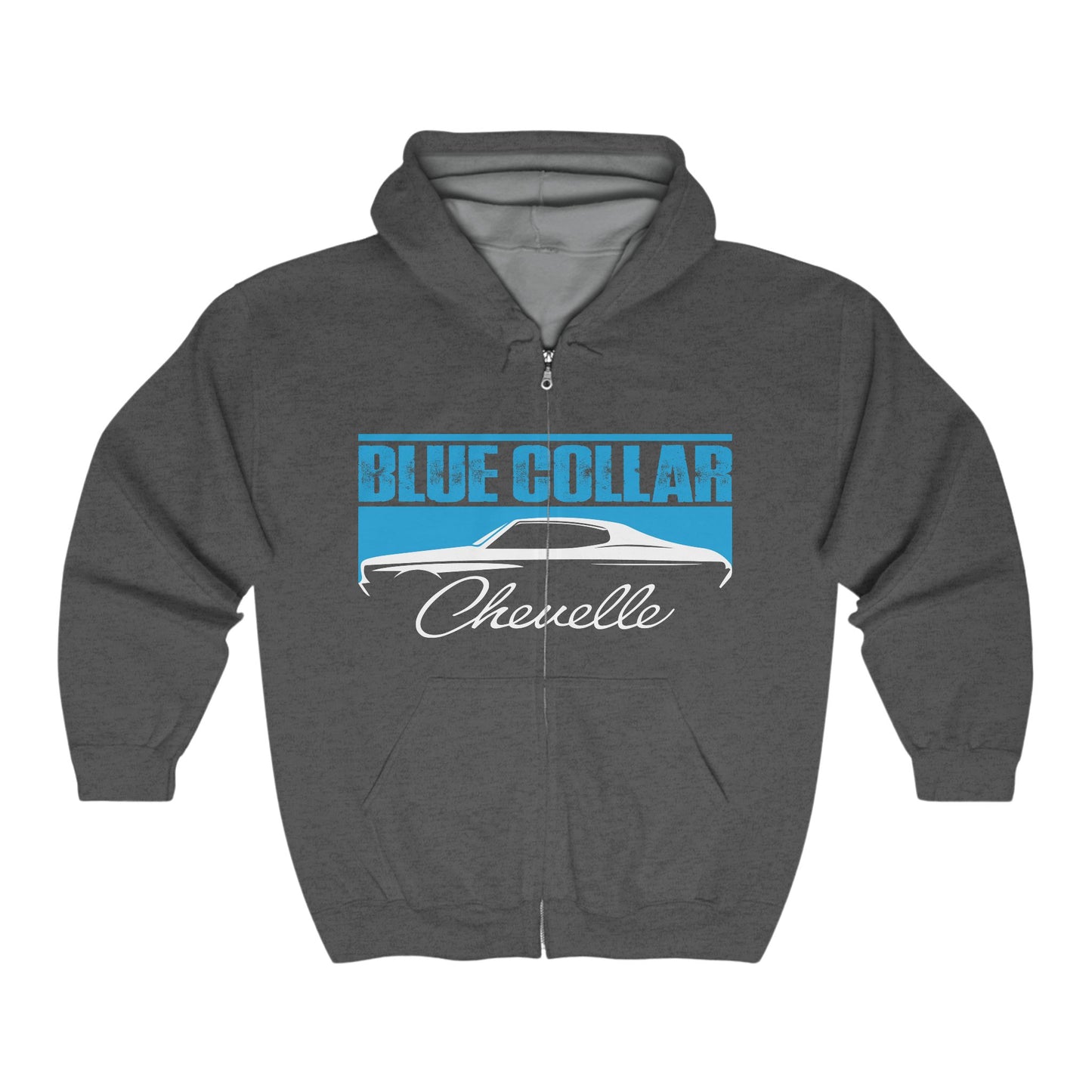 Blue Collar Chevelle Zip Up Hoodie