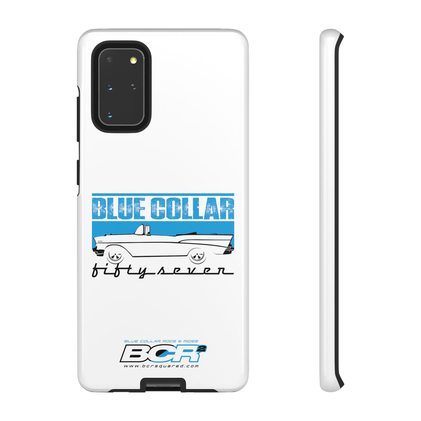 Blue Collar Fifty Seven White Phone Case