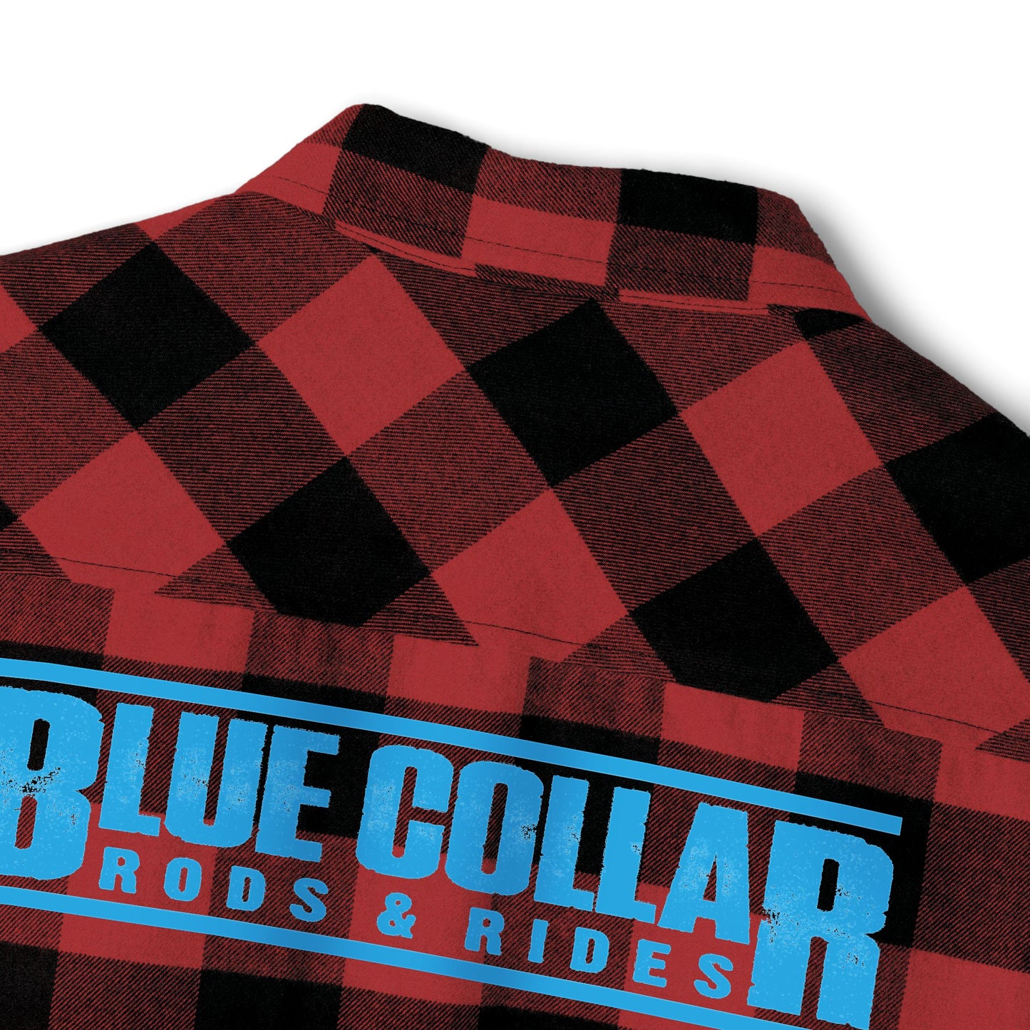 Blue Collar Block Logo Flannel Shirt