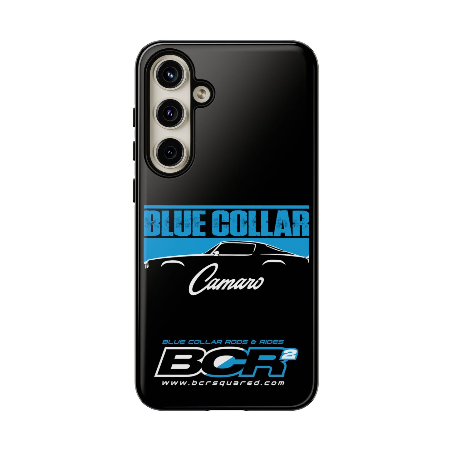 Blue Collar 2nd Gen Camaro Black Phone Cases