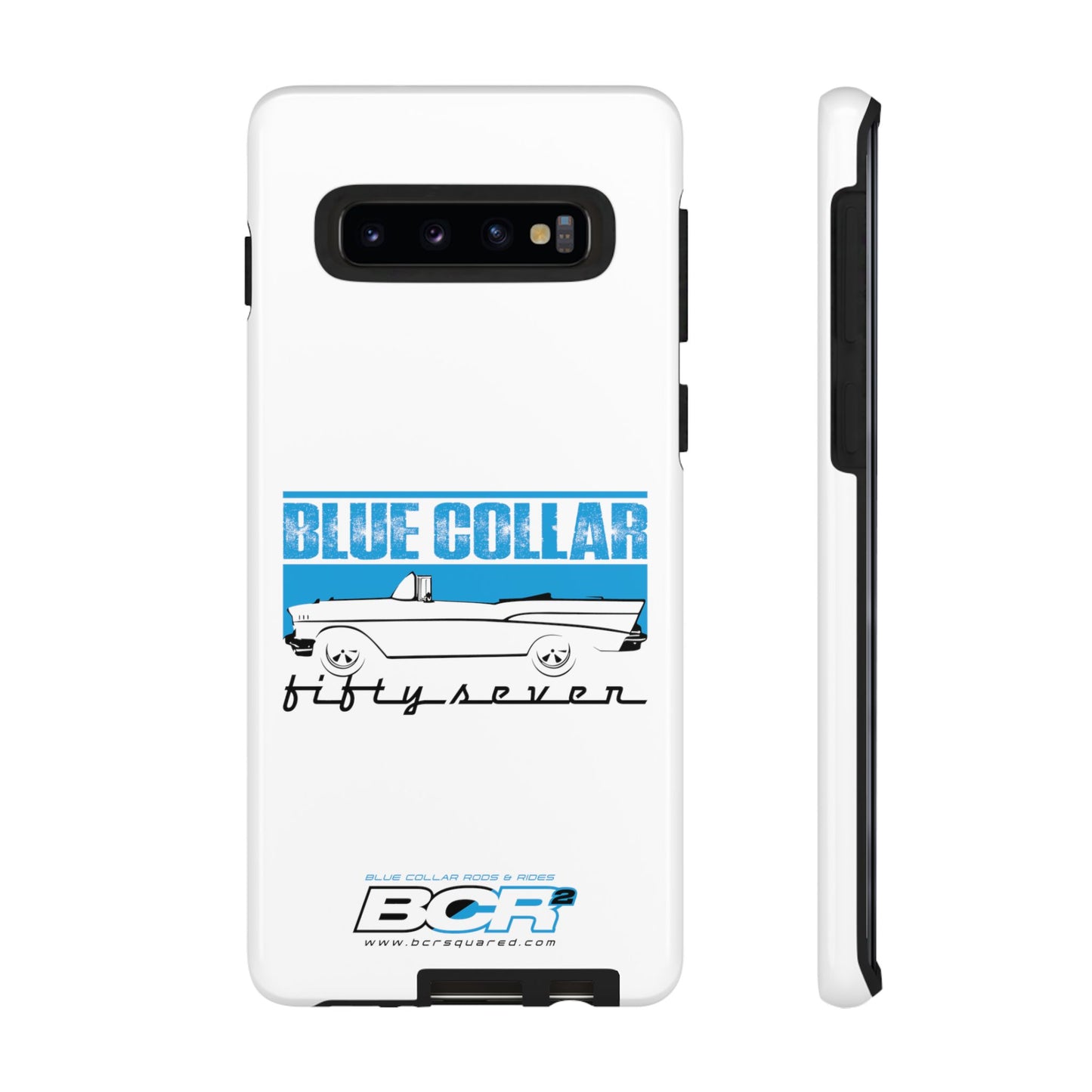 Blue Collar Fifty Seven White Phone Case