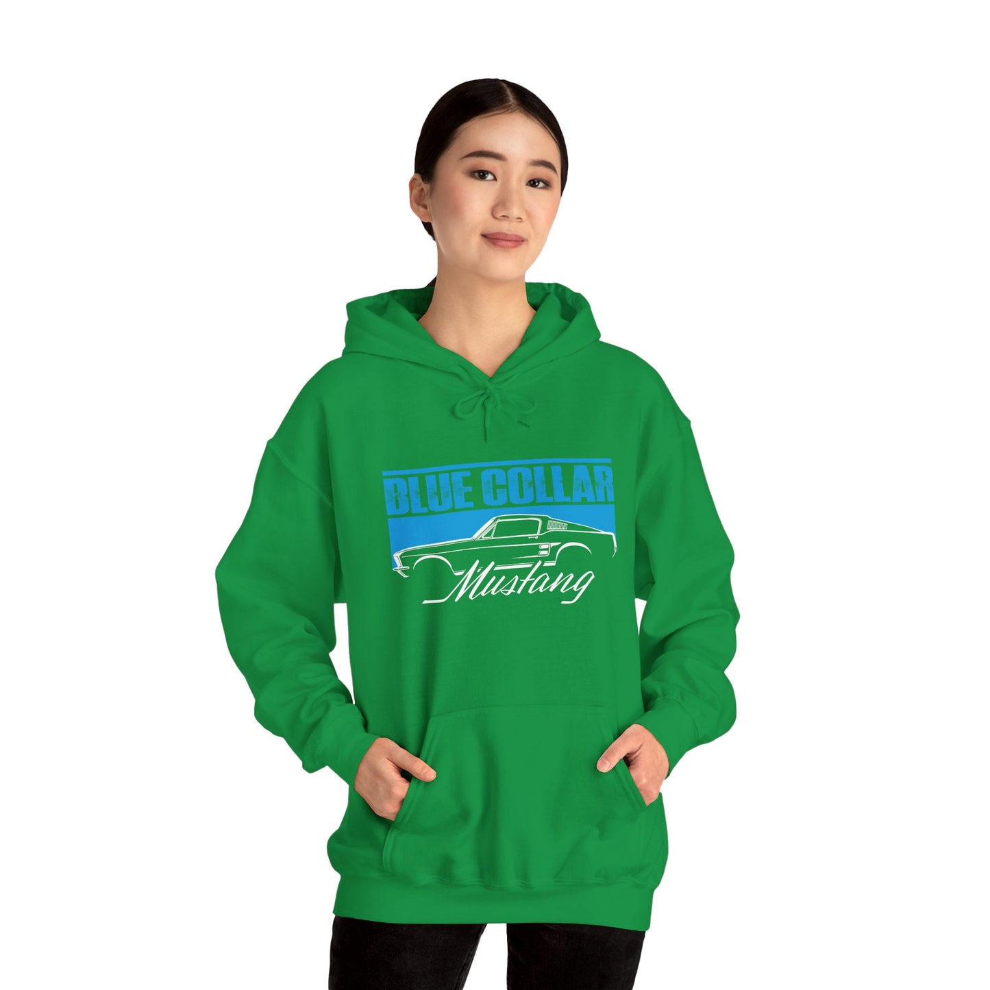 Blue Collar Mustang Hoodie