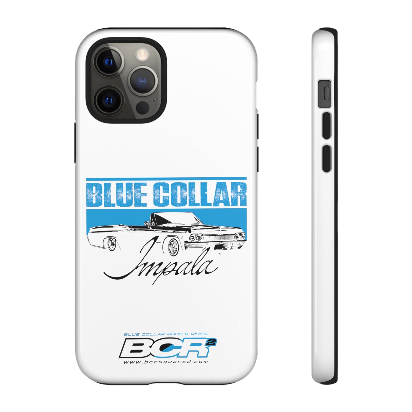 Blue Collar Impala White Phone Cases