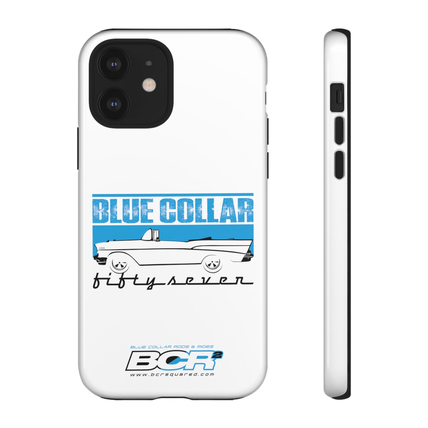 Blue Collar Fifty Seven White Phone Case