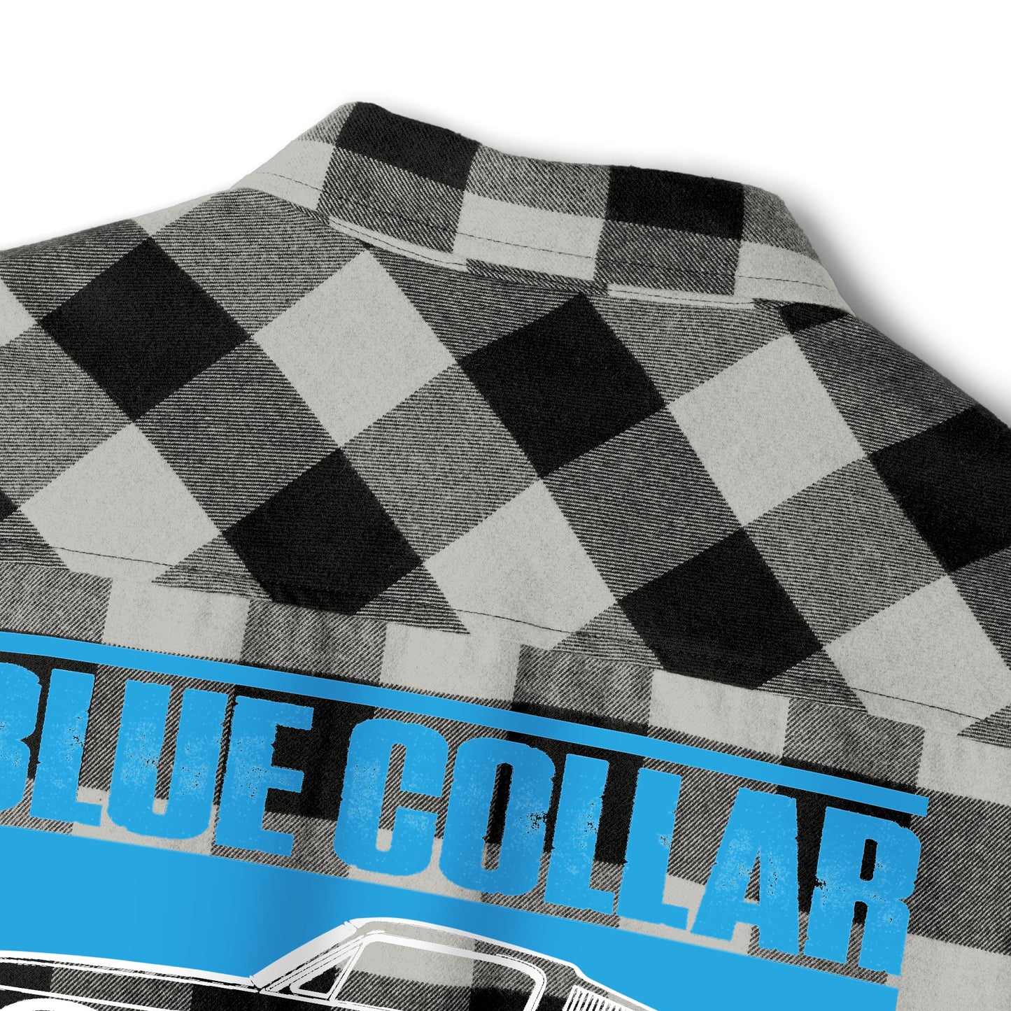 Blue Collar Mustang Flannel Shirt