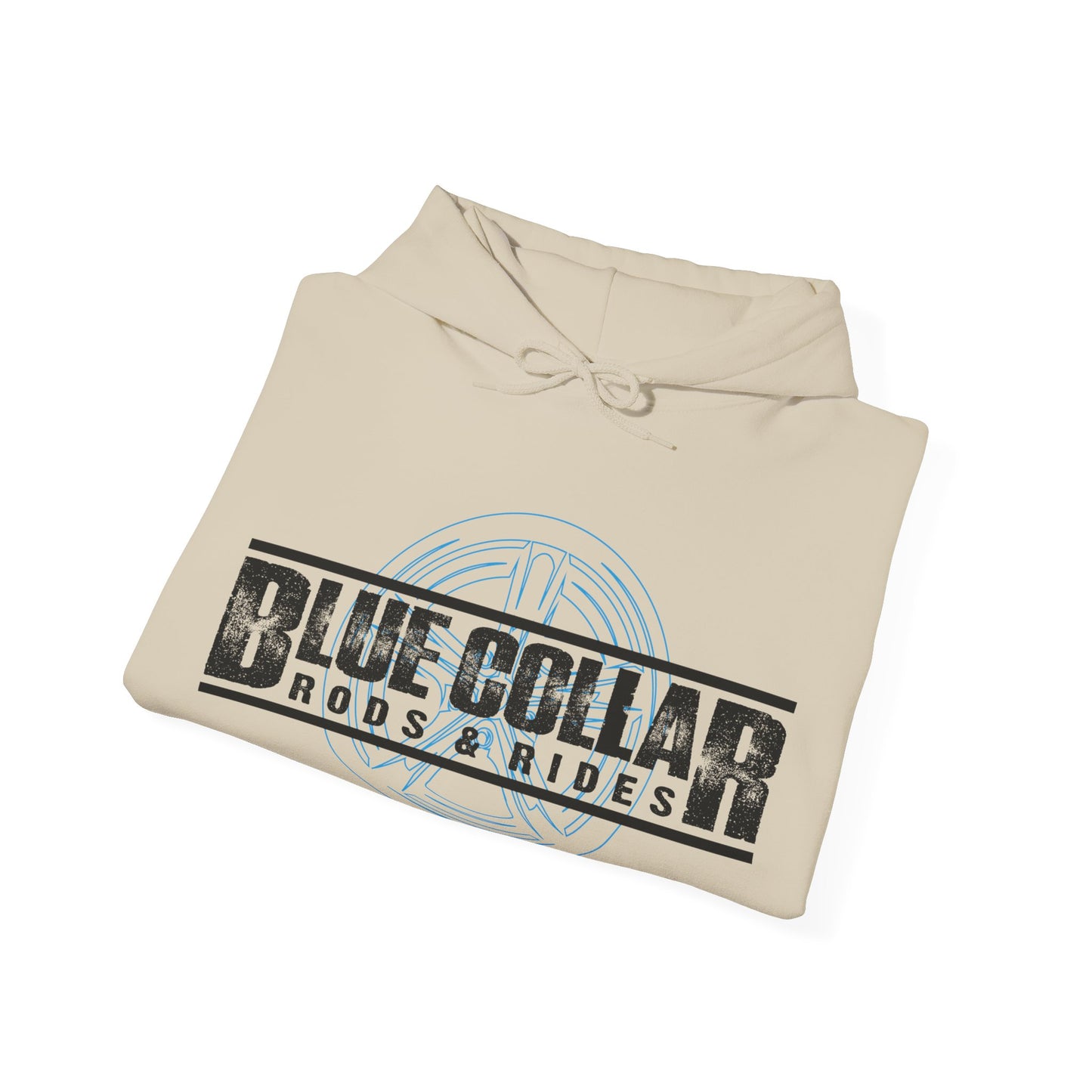 Blue Collar Wheel Hoodie