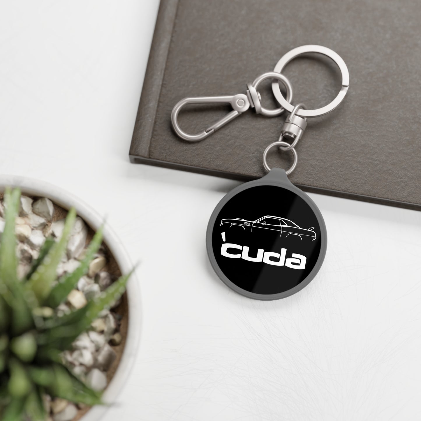 'Cuda Keychain Black