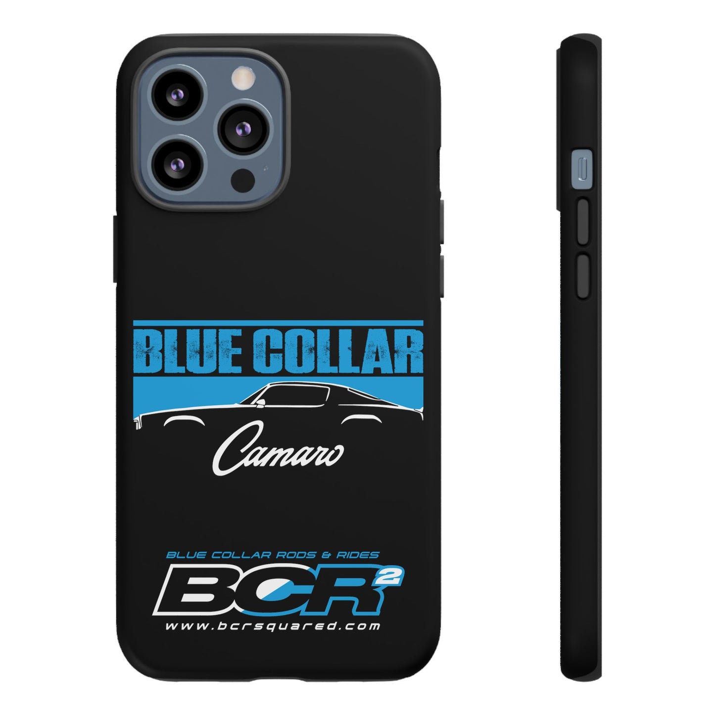 Blue Collar 2nd Gen Camaro Black Phone Cases