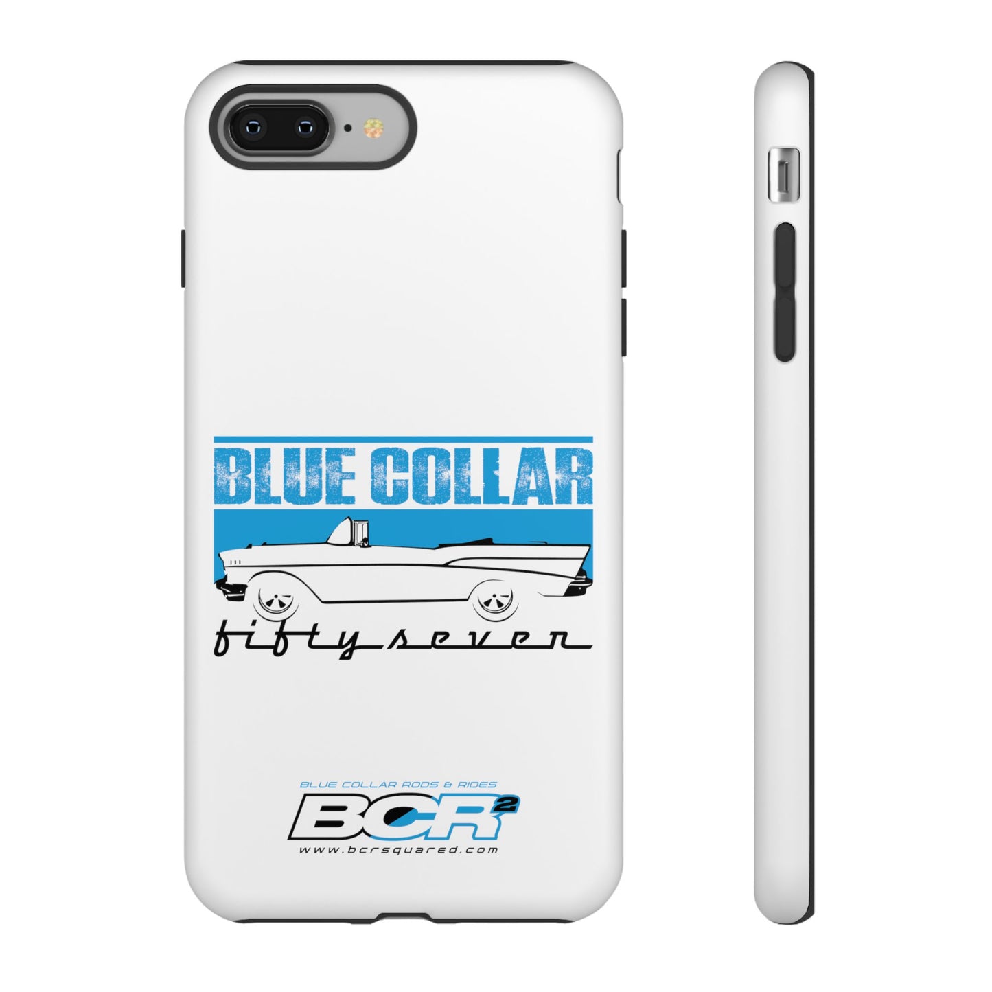 Blue Collar Fifty Seven White Phone Case