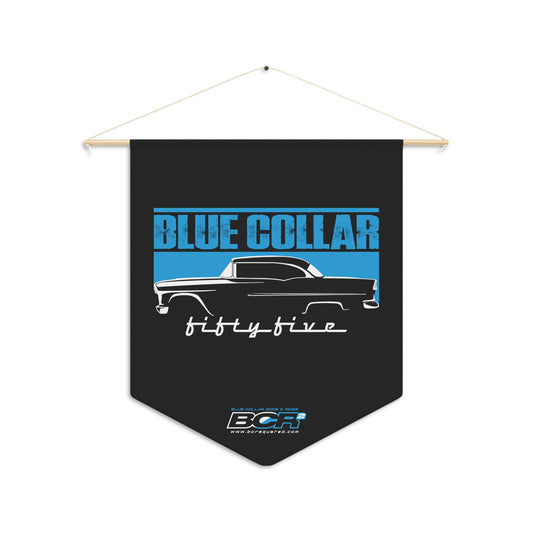 Blue Collar Fifty Five Pennant Banner