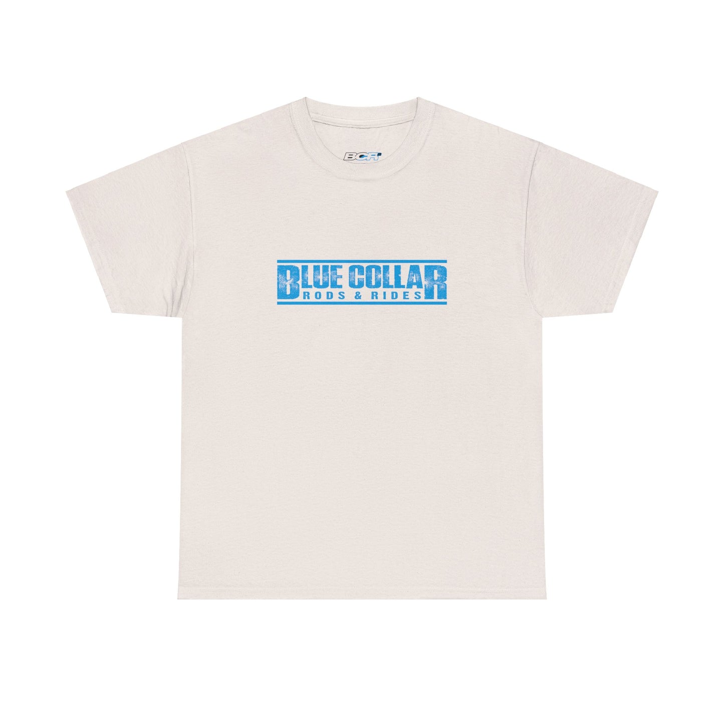 Blue Collar Block Logo Tee