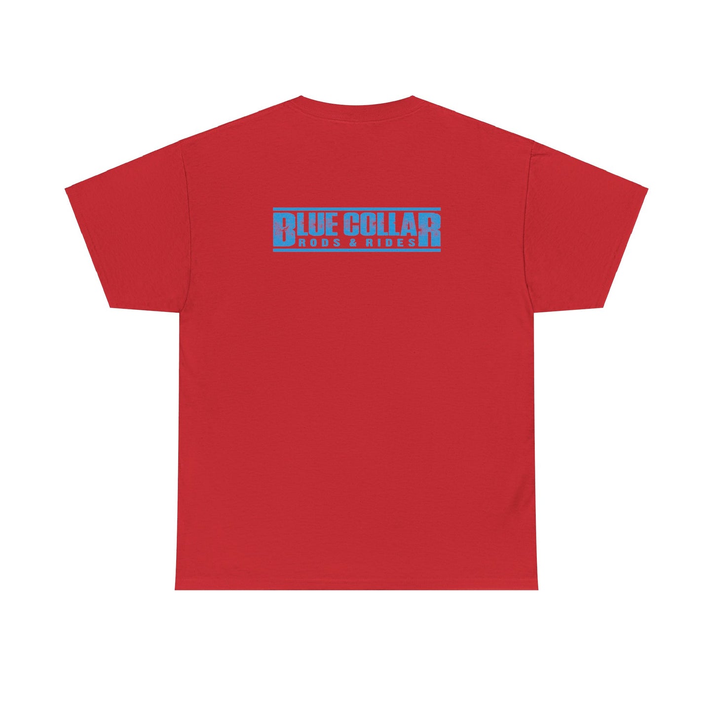 Blue Collar Block Logo Small Front Tee