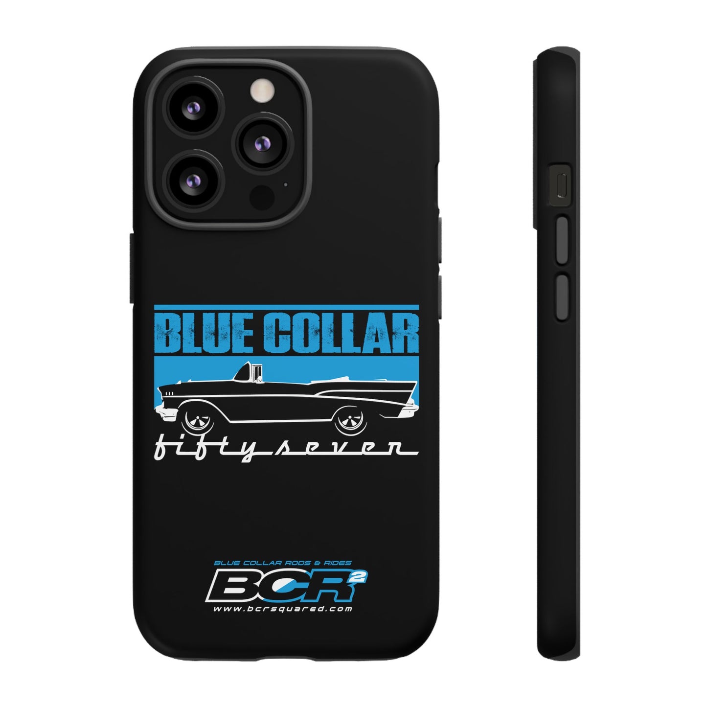 Blue Collar Fifty Seven Black Phone Case