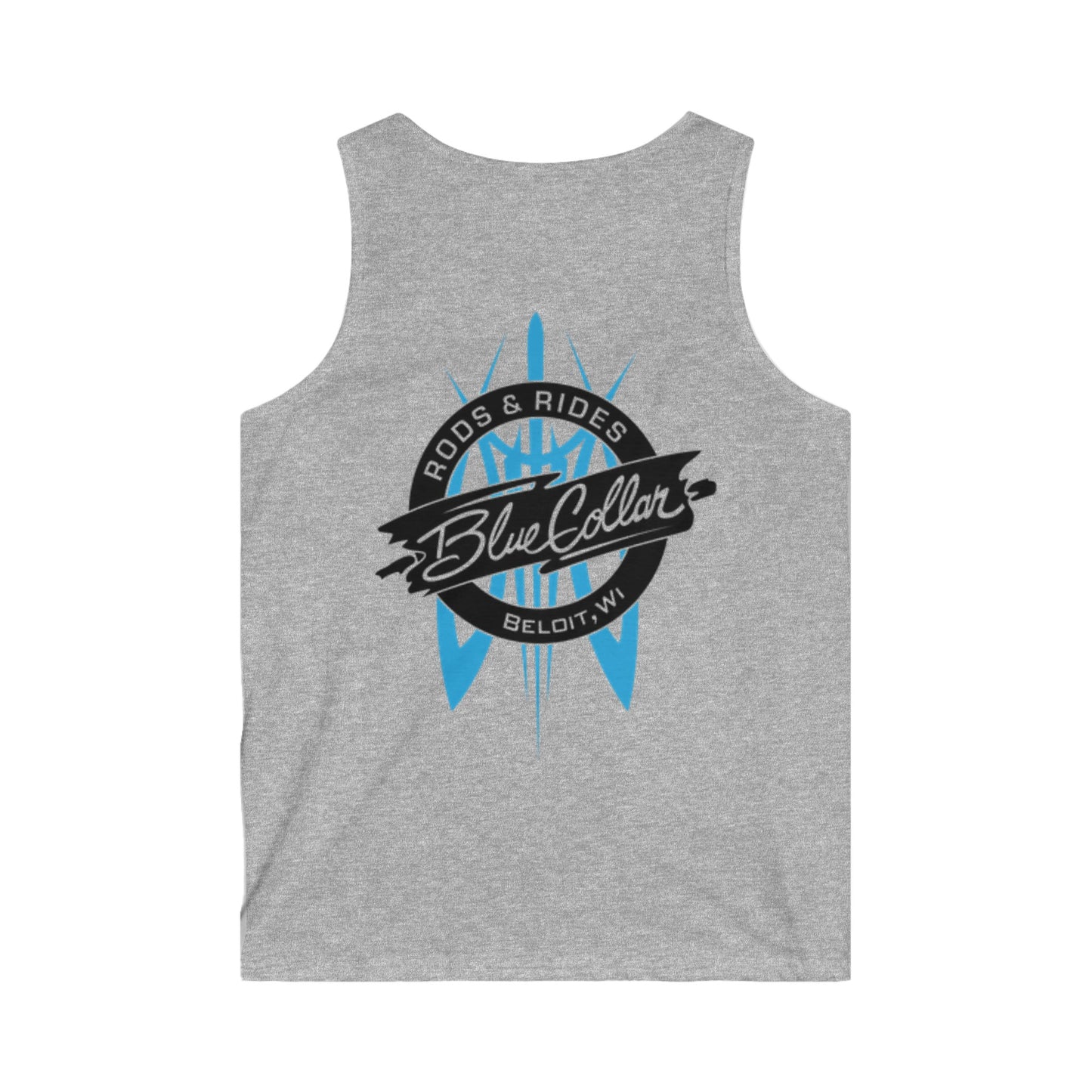 Blue Collar Pinstripe Men's Tank Top