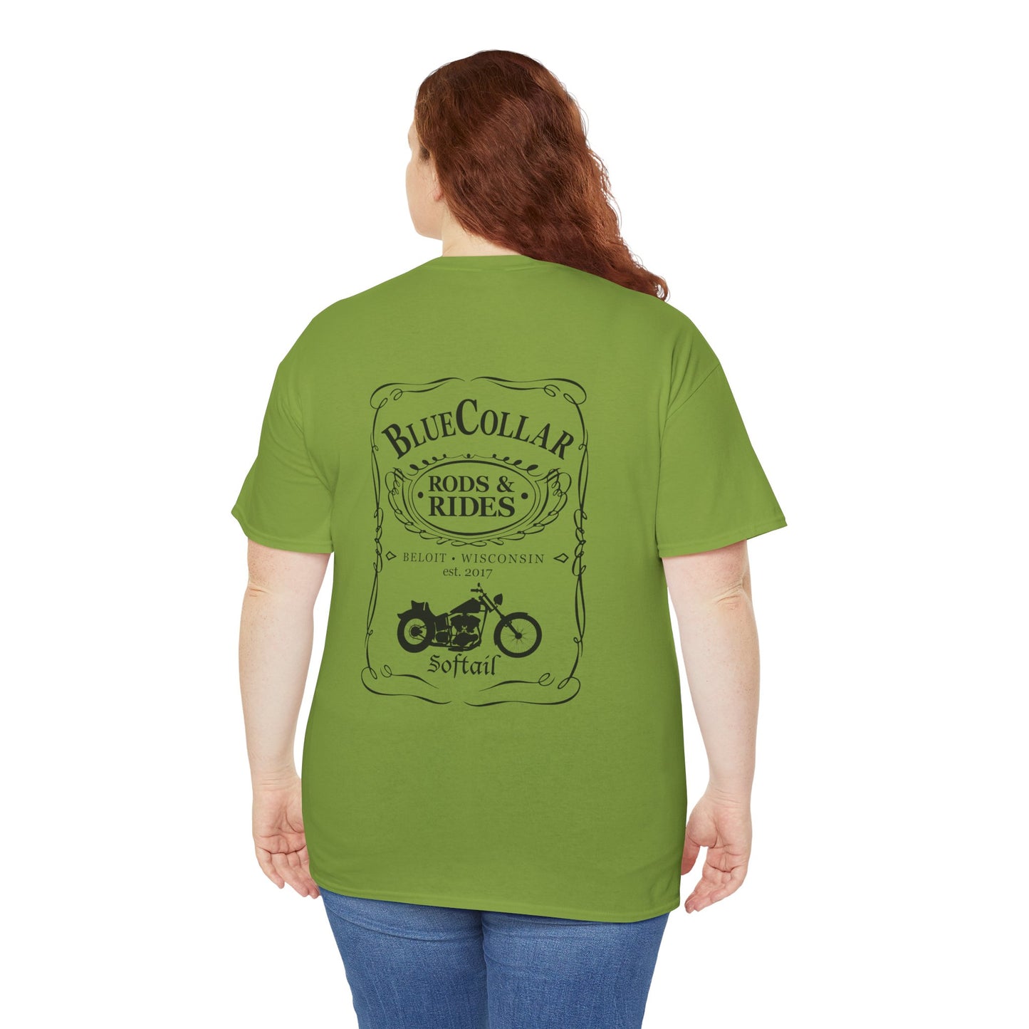 Blue Collar Softail JD Tee