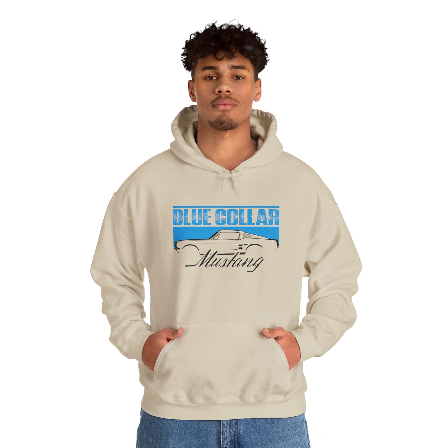 Blue Collar Mustang Hoodie