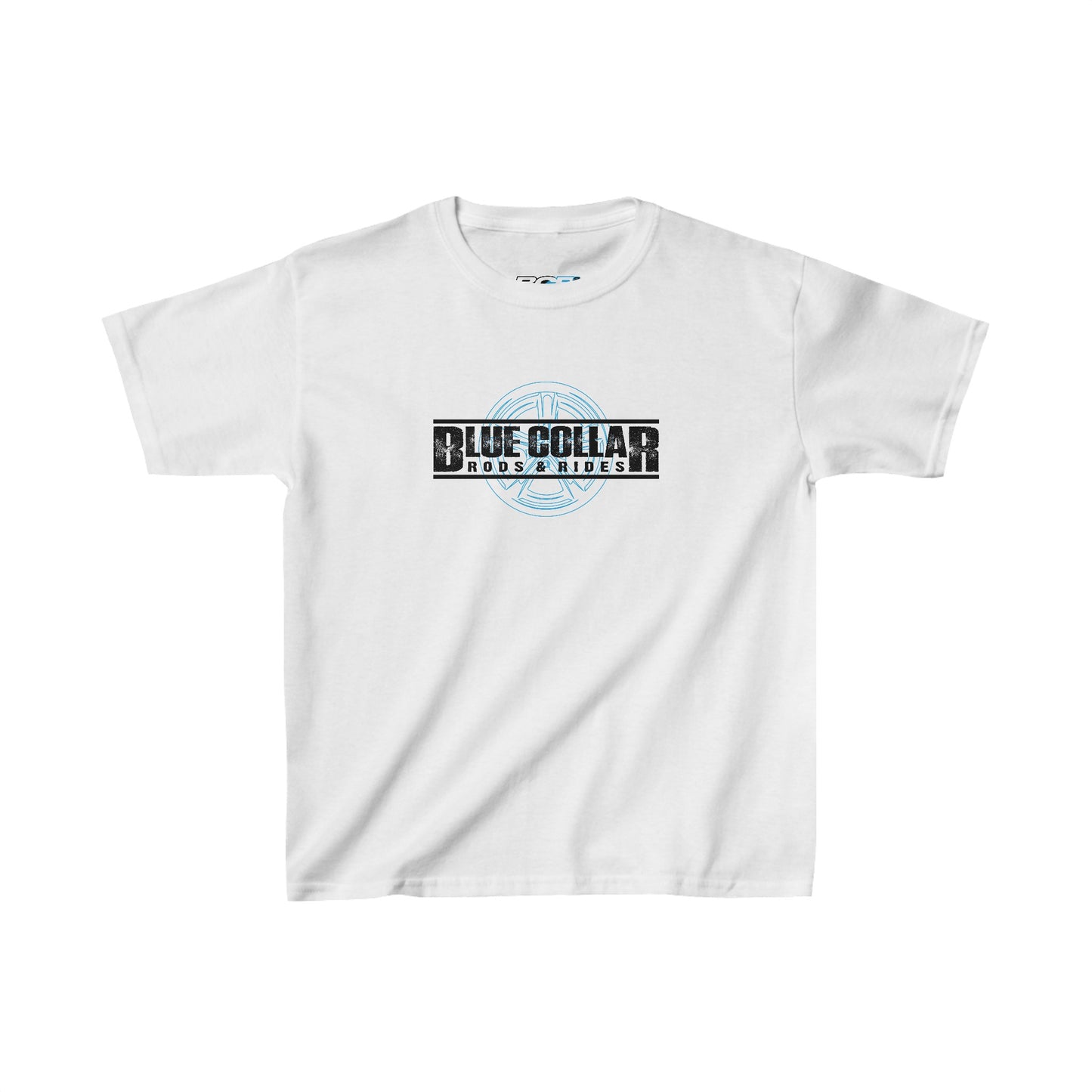 Blue Collar Wheel Kids Tee