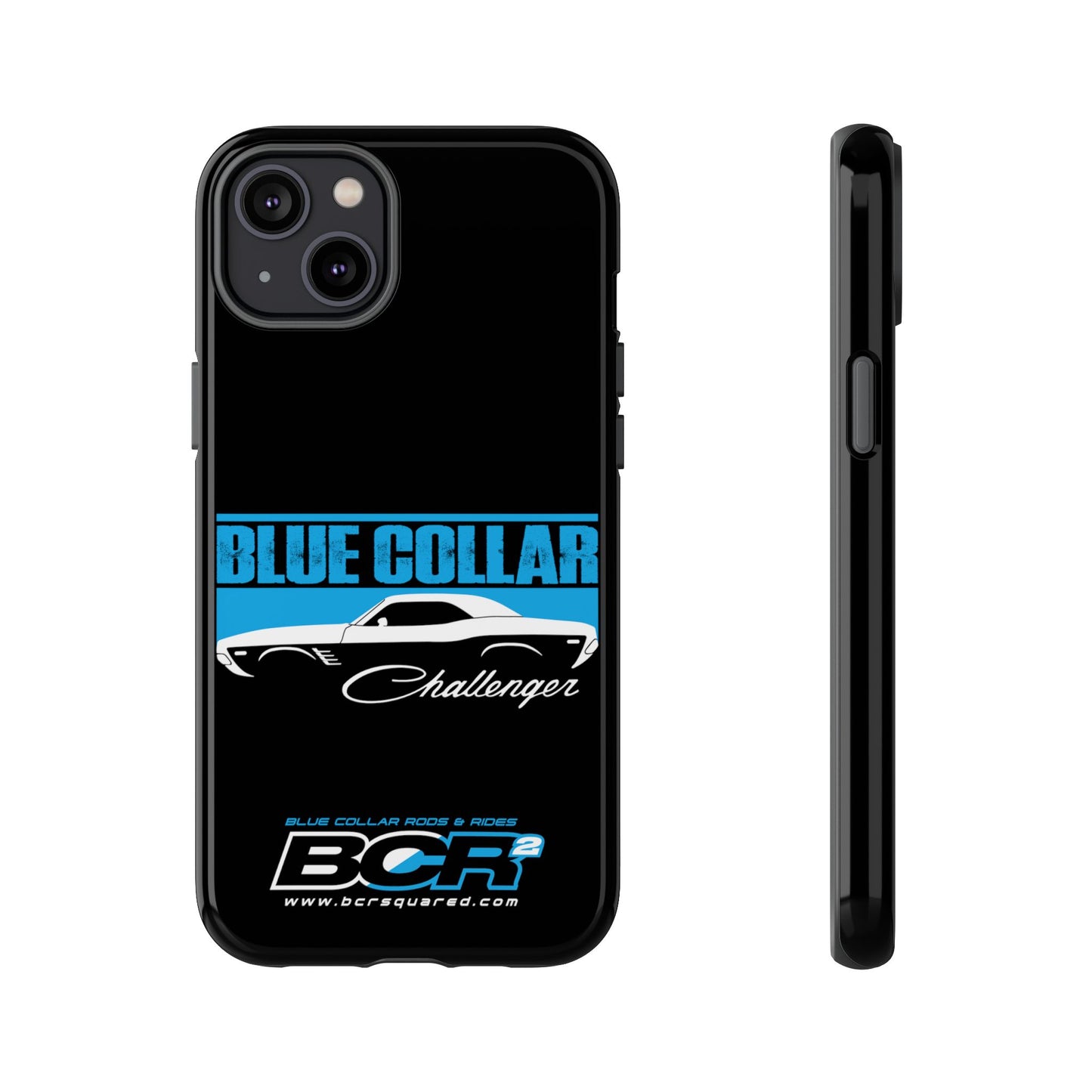 Blue Collar Challenger Black Phone Cases