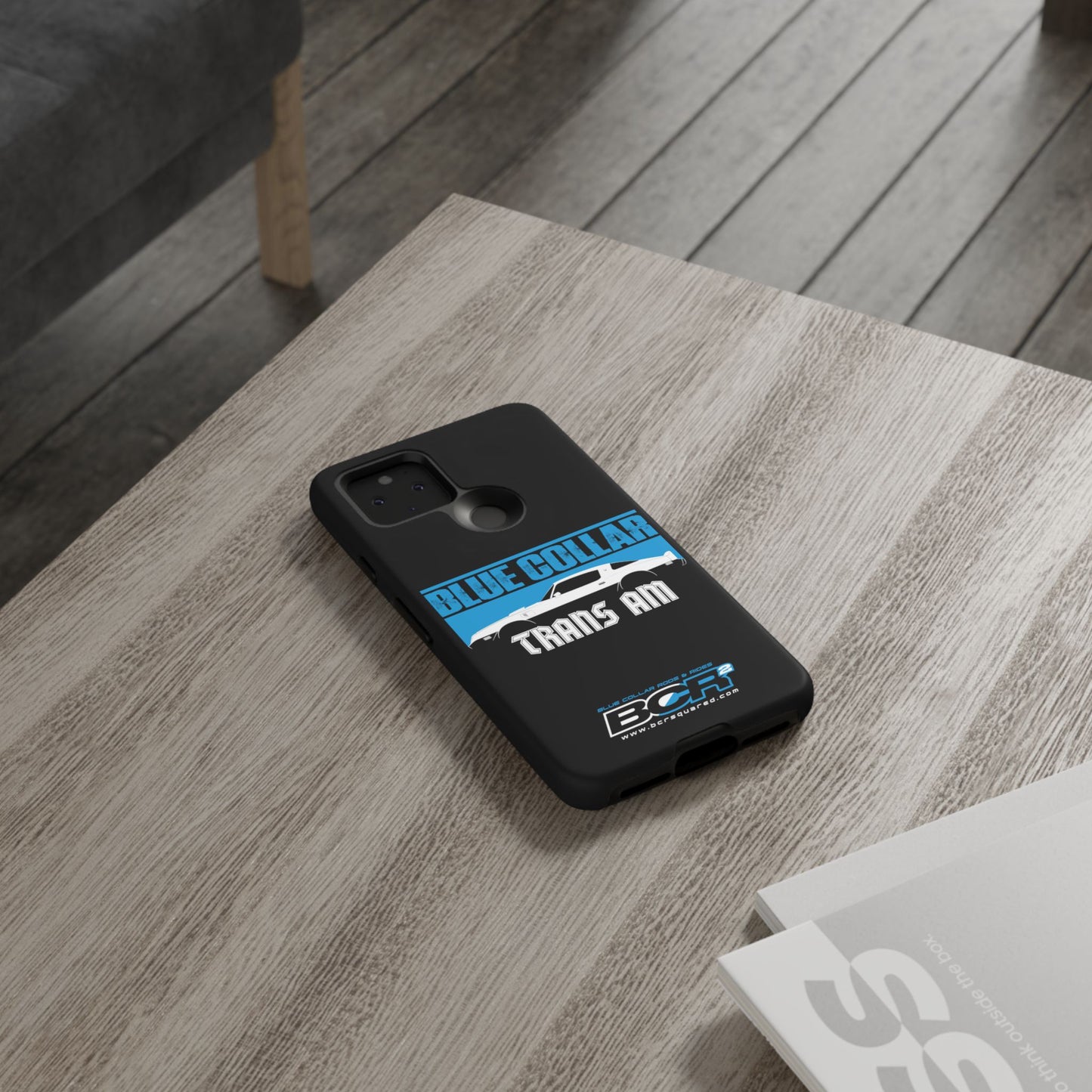 Blue Collar Black Phone Case