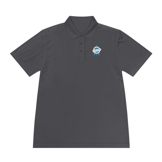 Blue Collar Pinstripe Polo Shirt