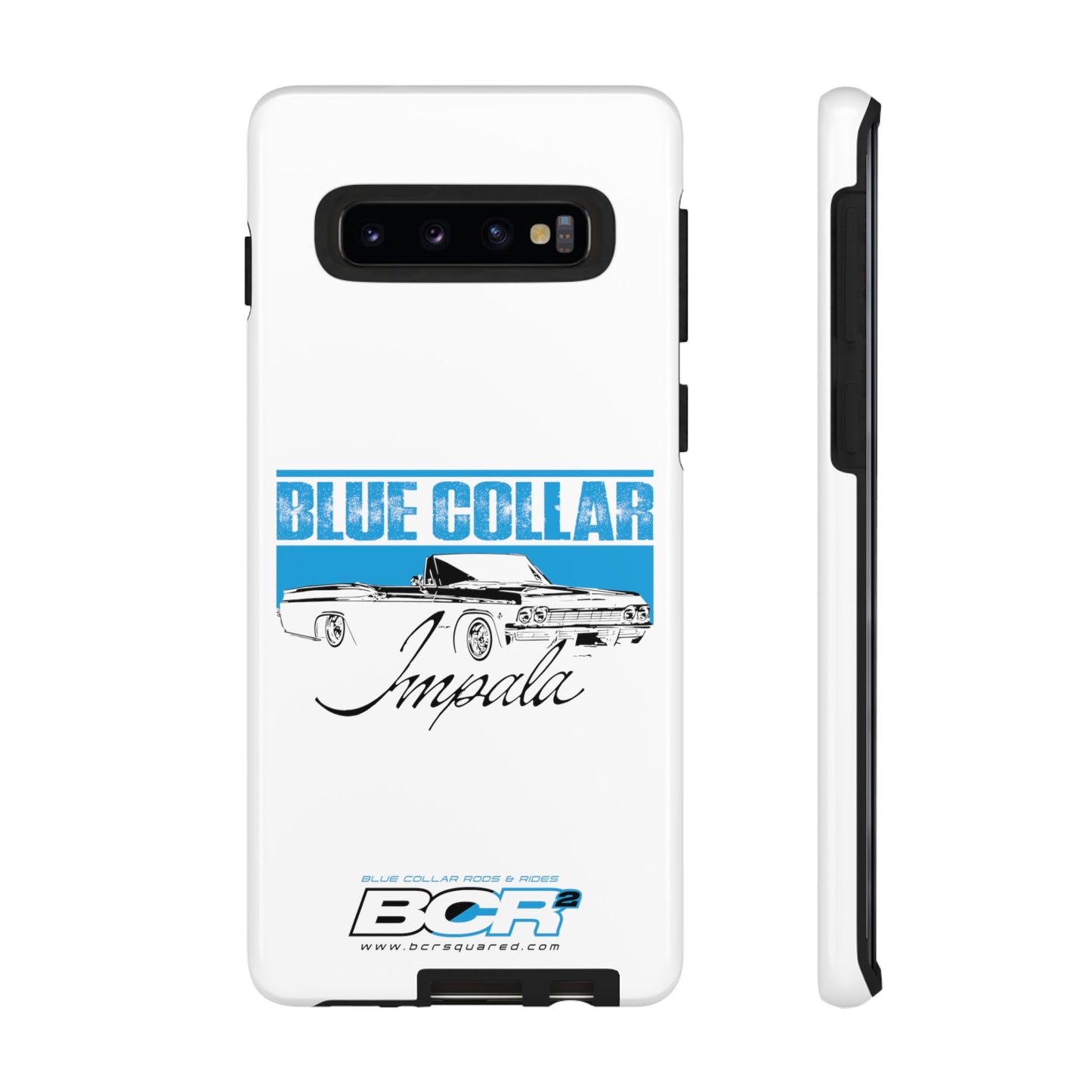 Blue Collar Impala White Phone Cases