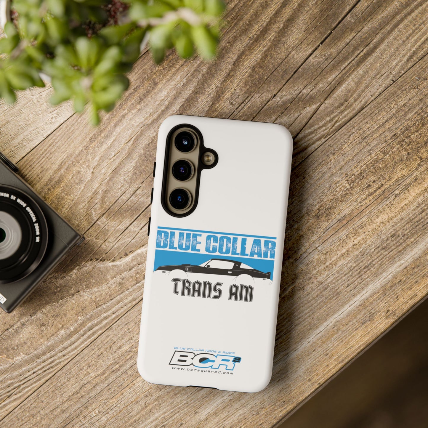 Blue Collar Trans Am White Phone Case