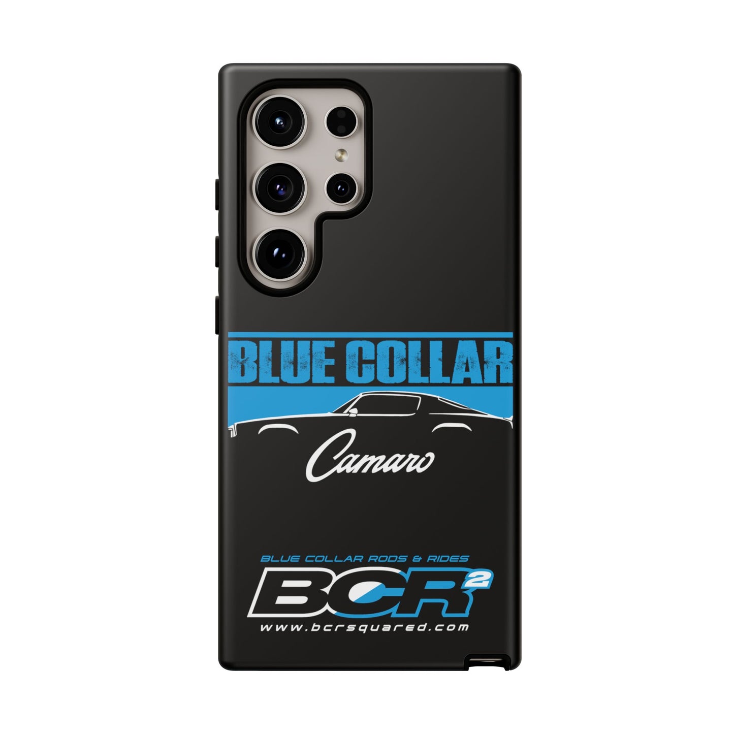 Blue Collar 2nd Gen Camaro Black Phone Cases