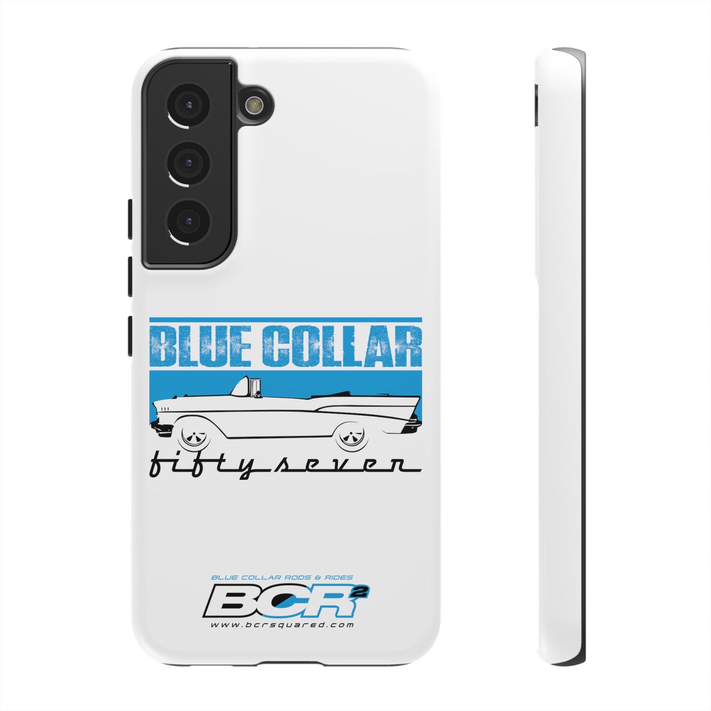 Blue Collar Fifty Seven White Phone Case