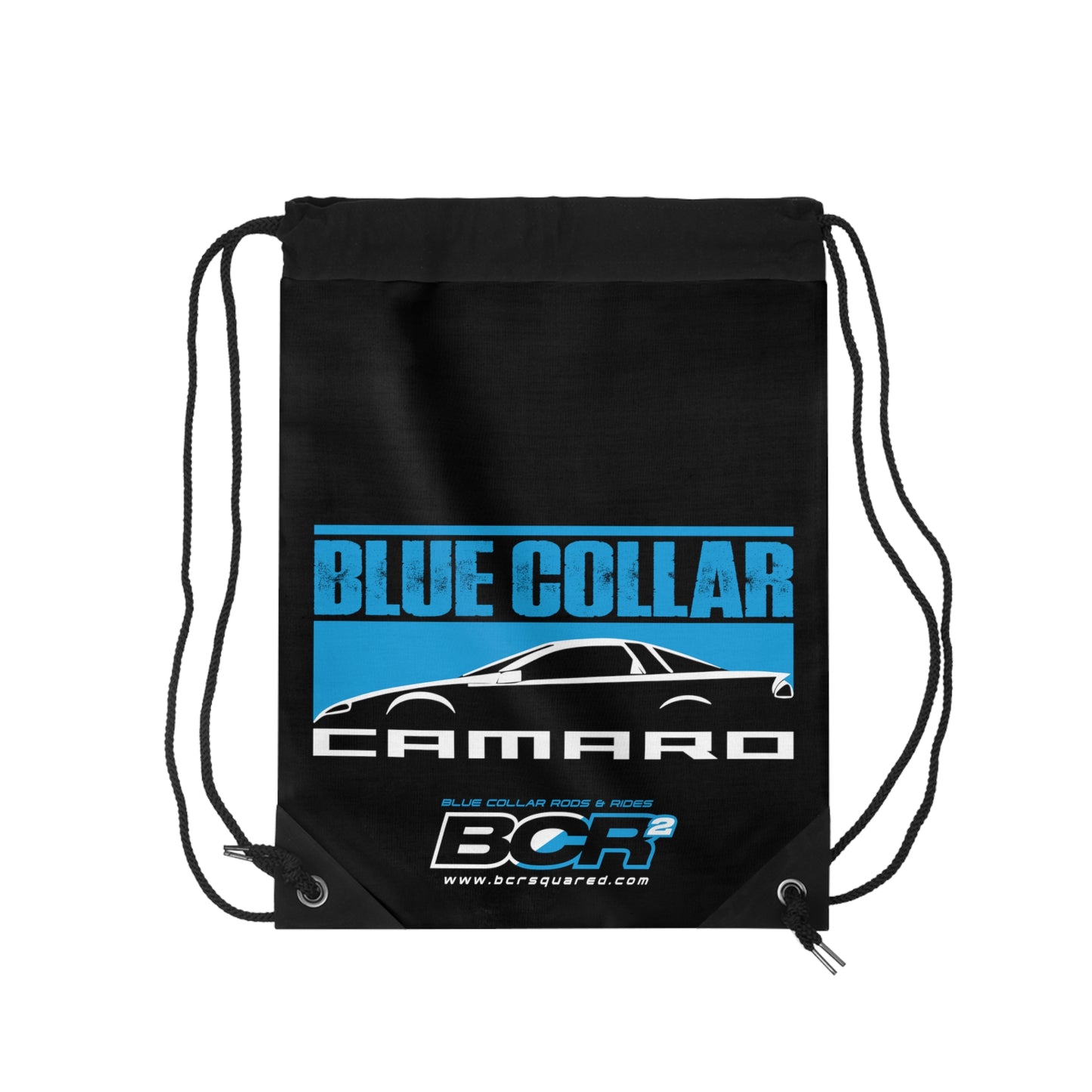 Blue Collar 4th Gen Camaro Black Drawstring Bag